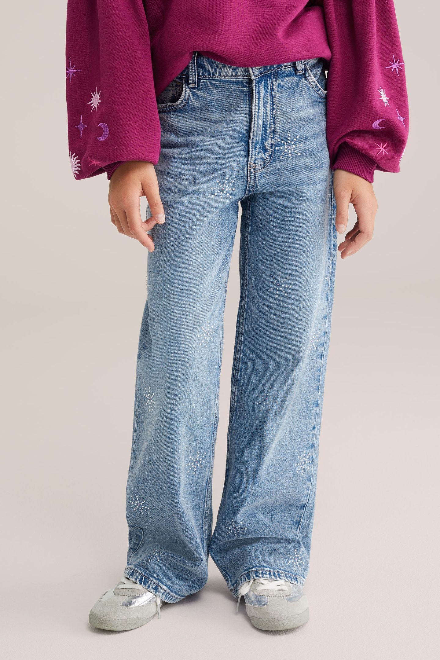 5-POCKET HIGH WAIST LIGHT BLUE 1