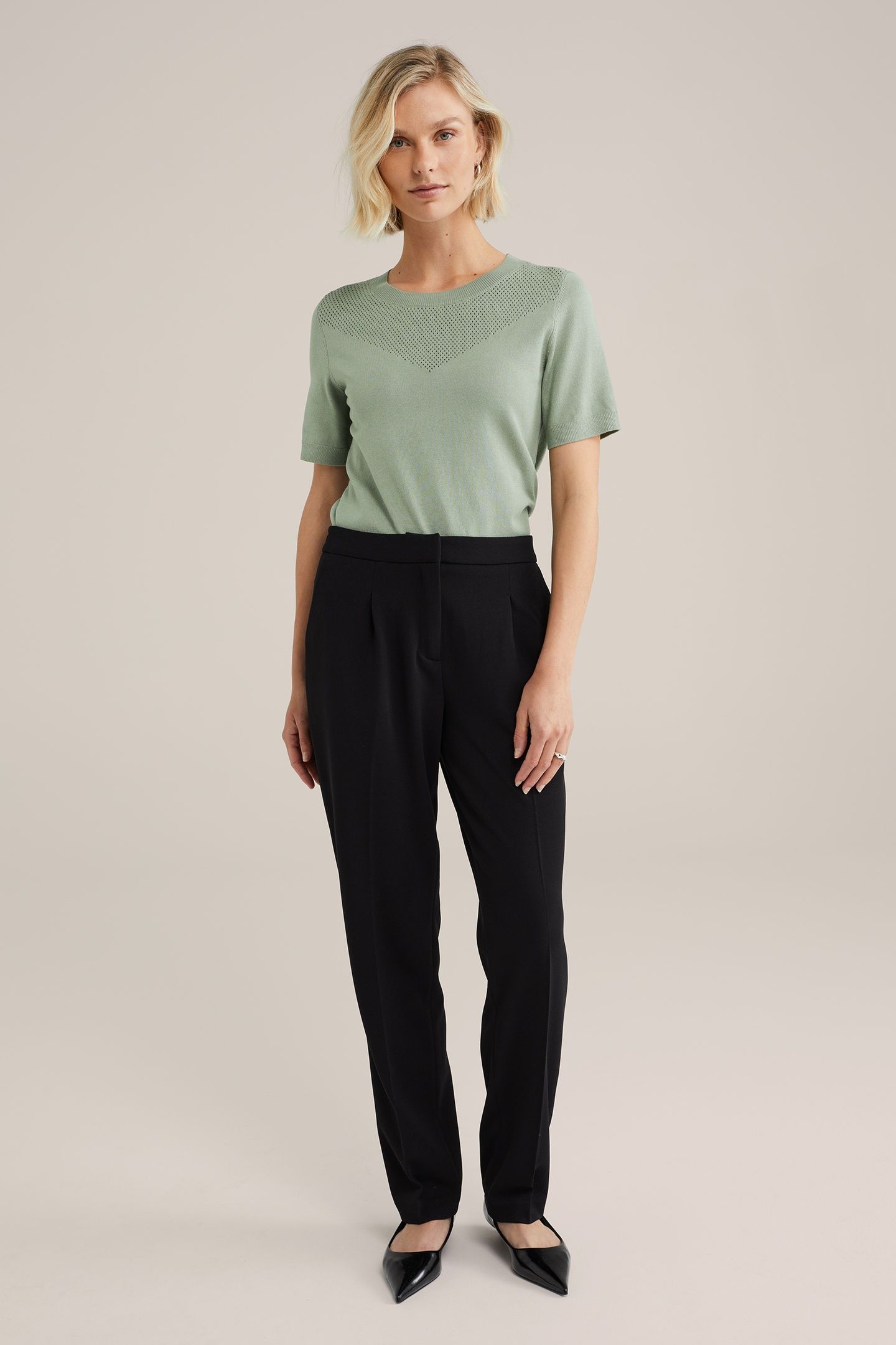 KNITTED PULLOVER LIGHT GREEN 3