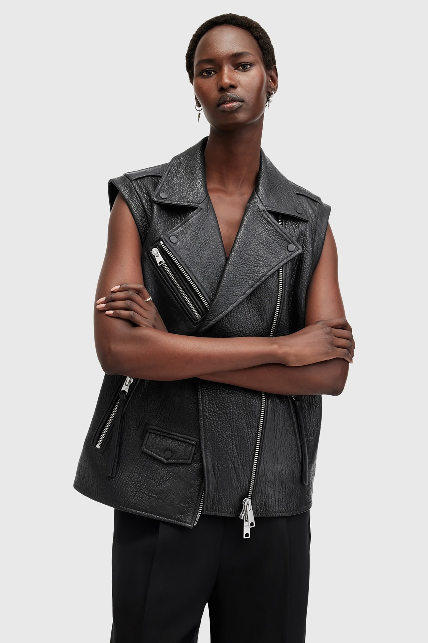 BILLIE NZ GILET BLACK 1