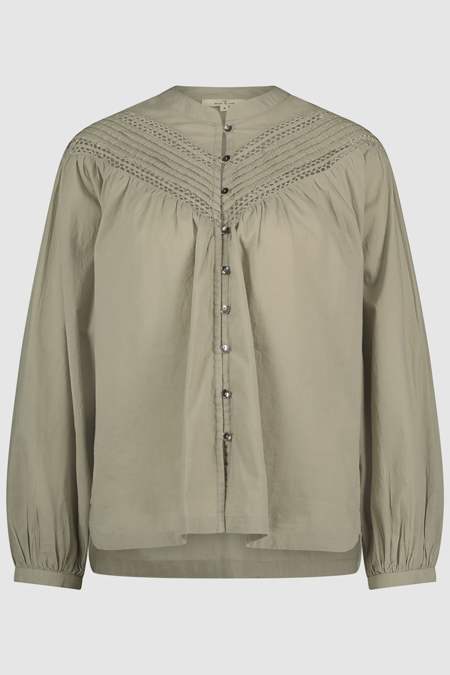 TRIXIE BLOUSE SILVER SAGE 1