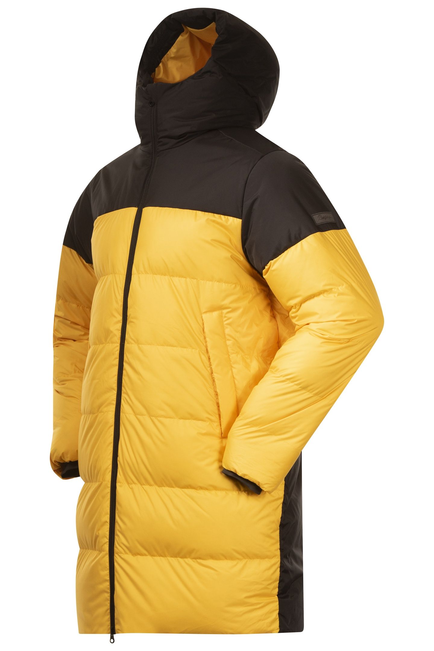 UNISEX OSLO URBAN DOWN PARKA LIGHT GOLDEN YELLOW/BLACK 2
