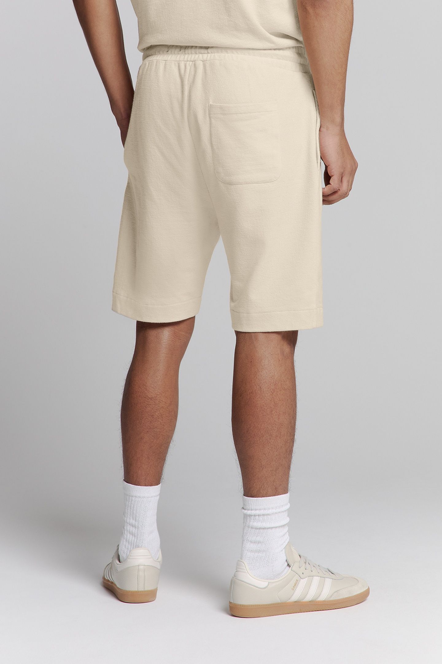 SHORT JERSEY SOLID TERRY CEMENT 2