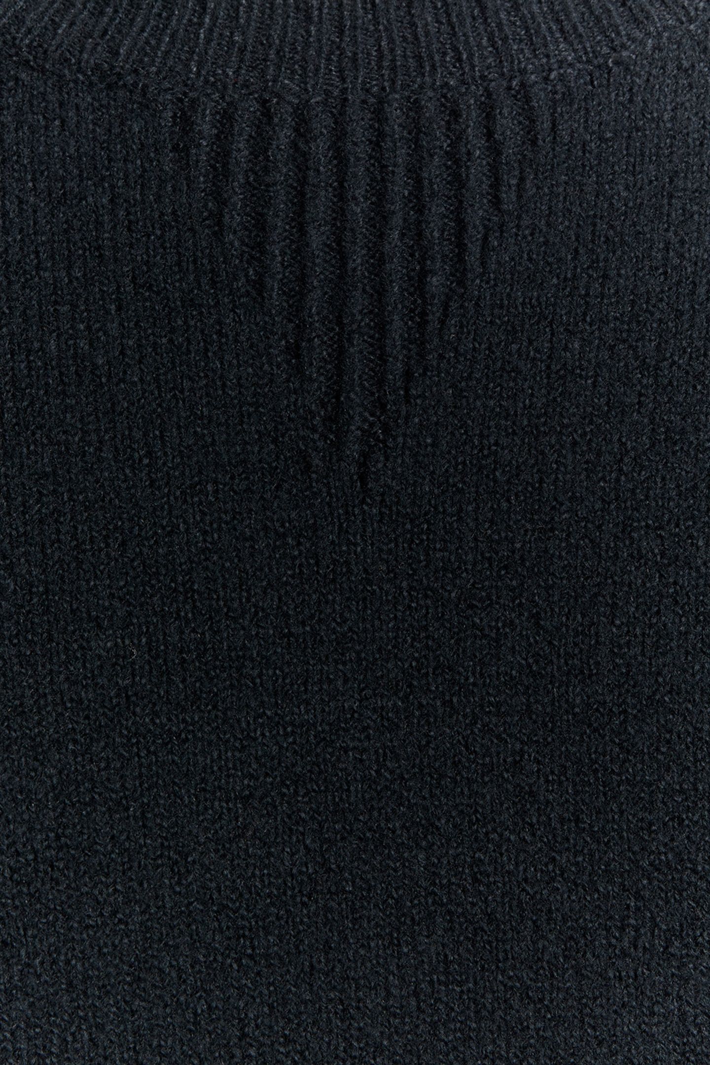SCRIPT KNITTED CREW NECK DEEP SEPIA 6