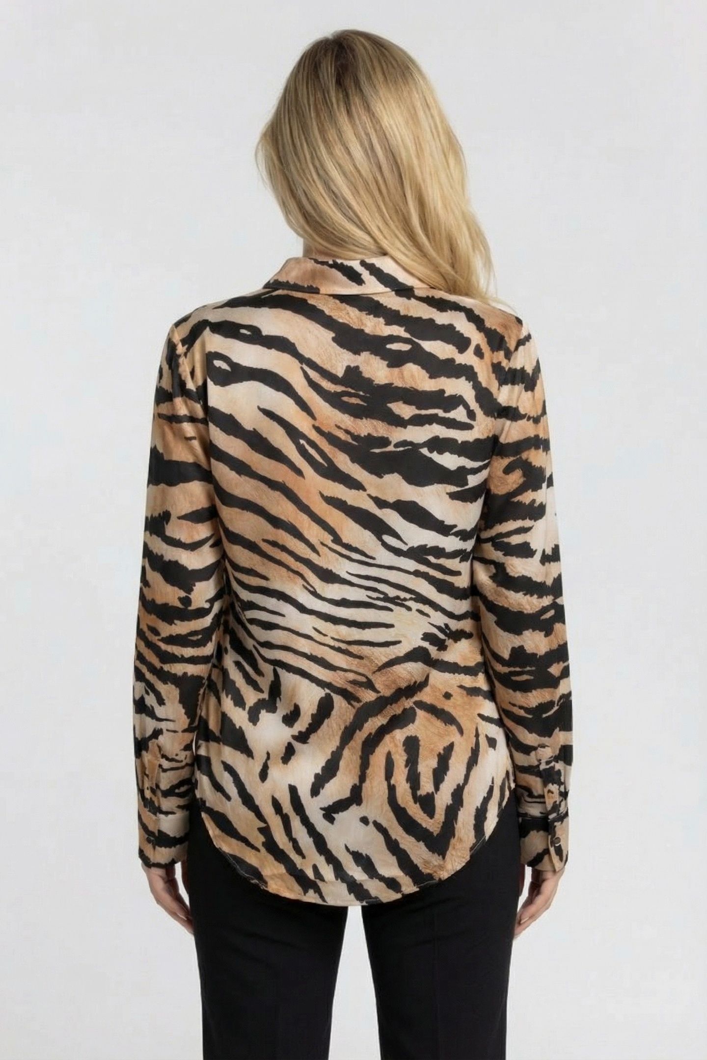 MARCIANO BY GUESS NEW MELISSA SHIRT TIGER BLAZE 2