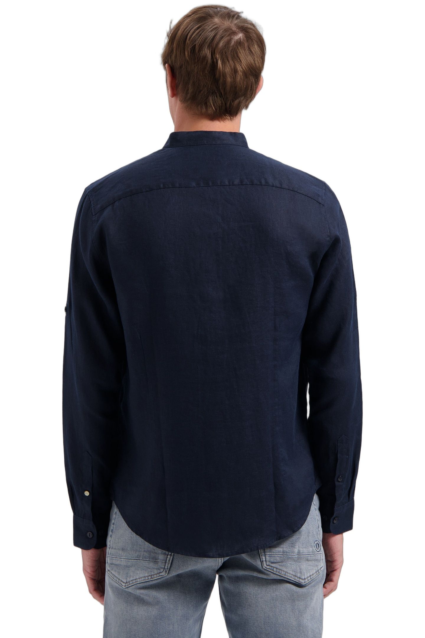 DS-ANDRU MAO SHIRT DK. NAVY 3