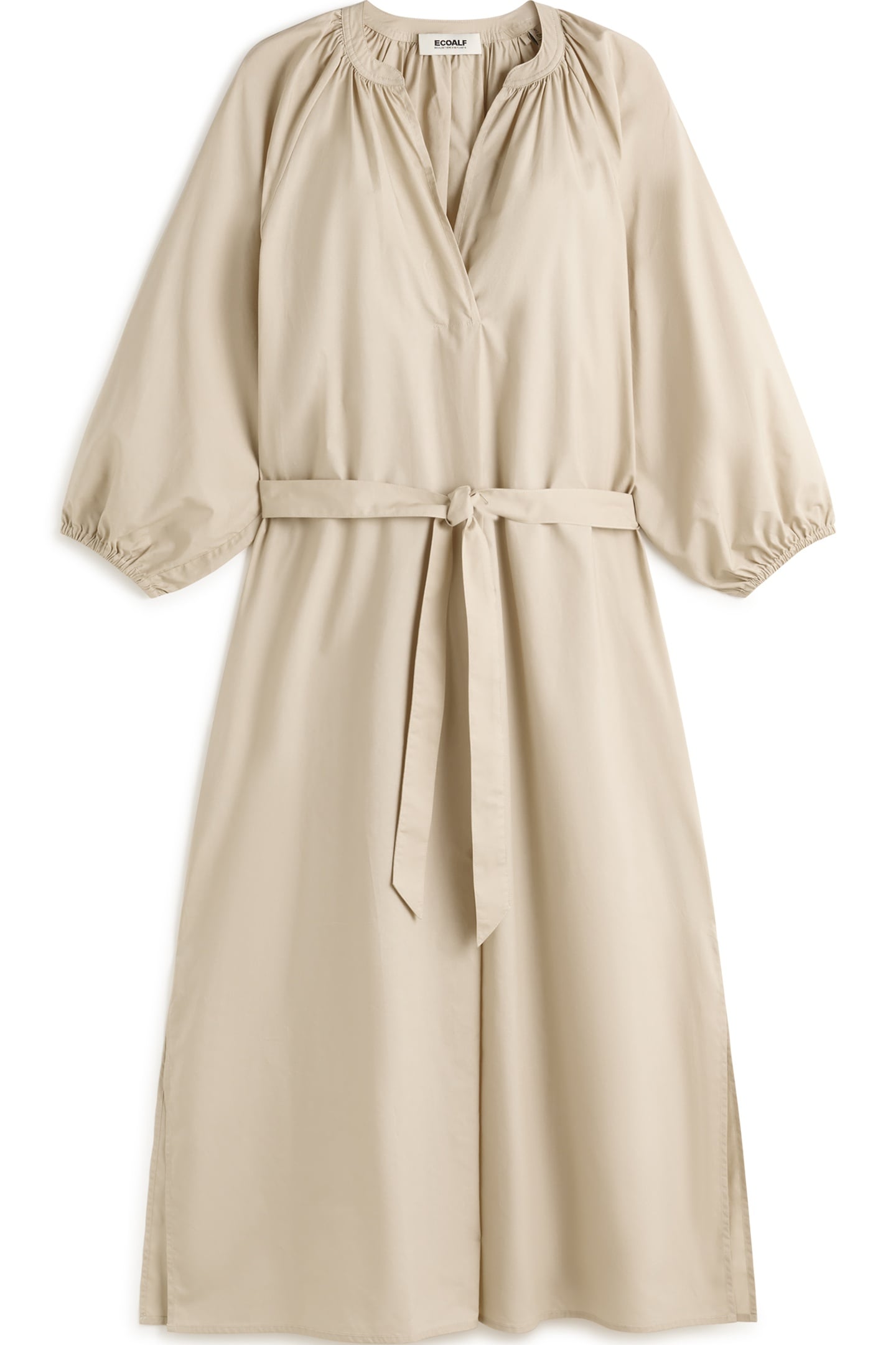 SERPENTINAALF DRESS WHITE SAND 5