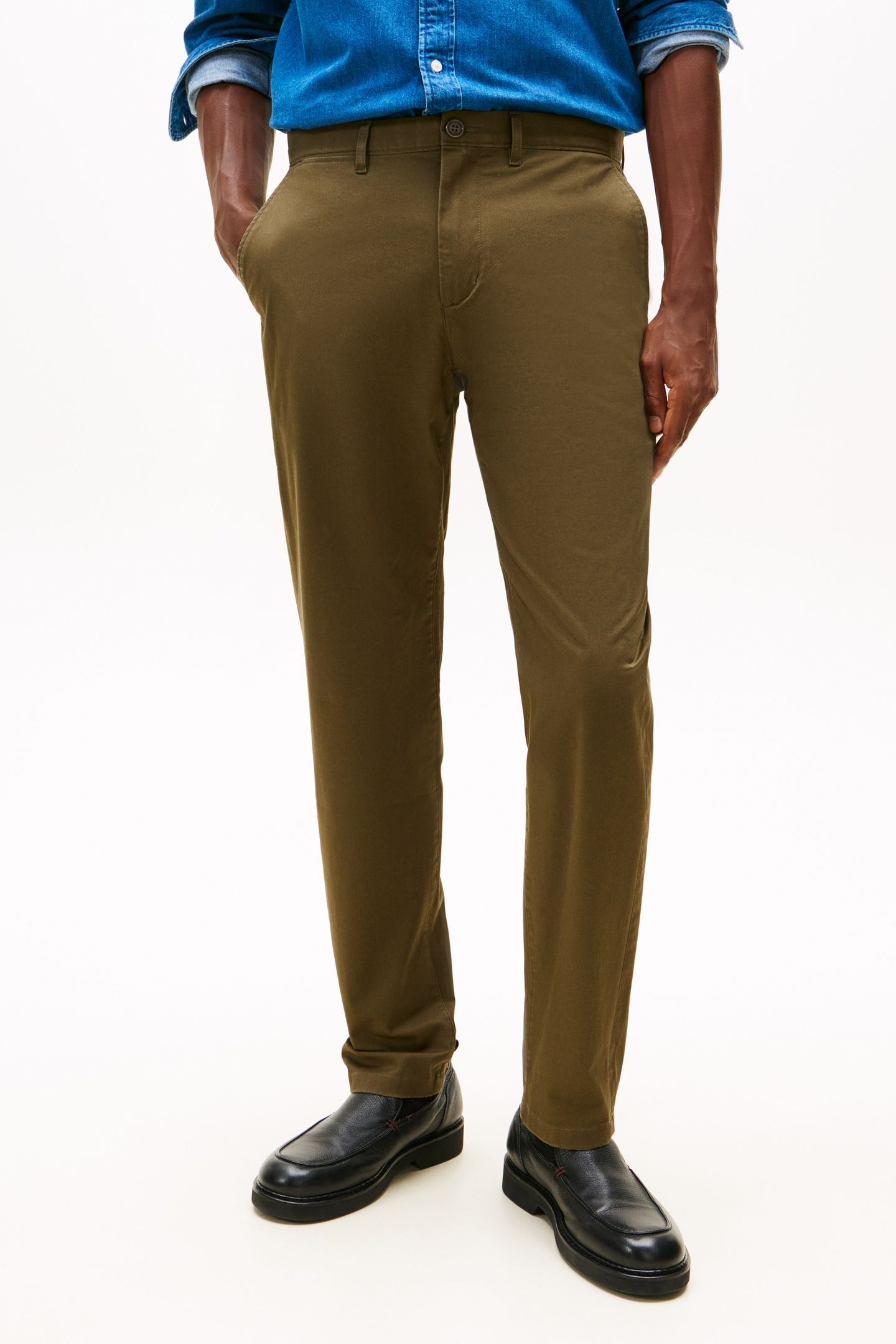 HARLEM ESSENTIAL CHINO ARMY GREEN 3
