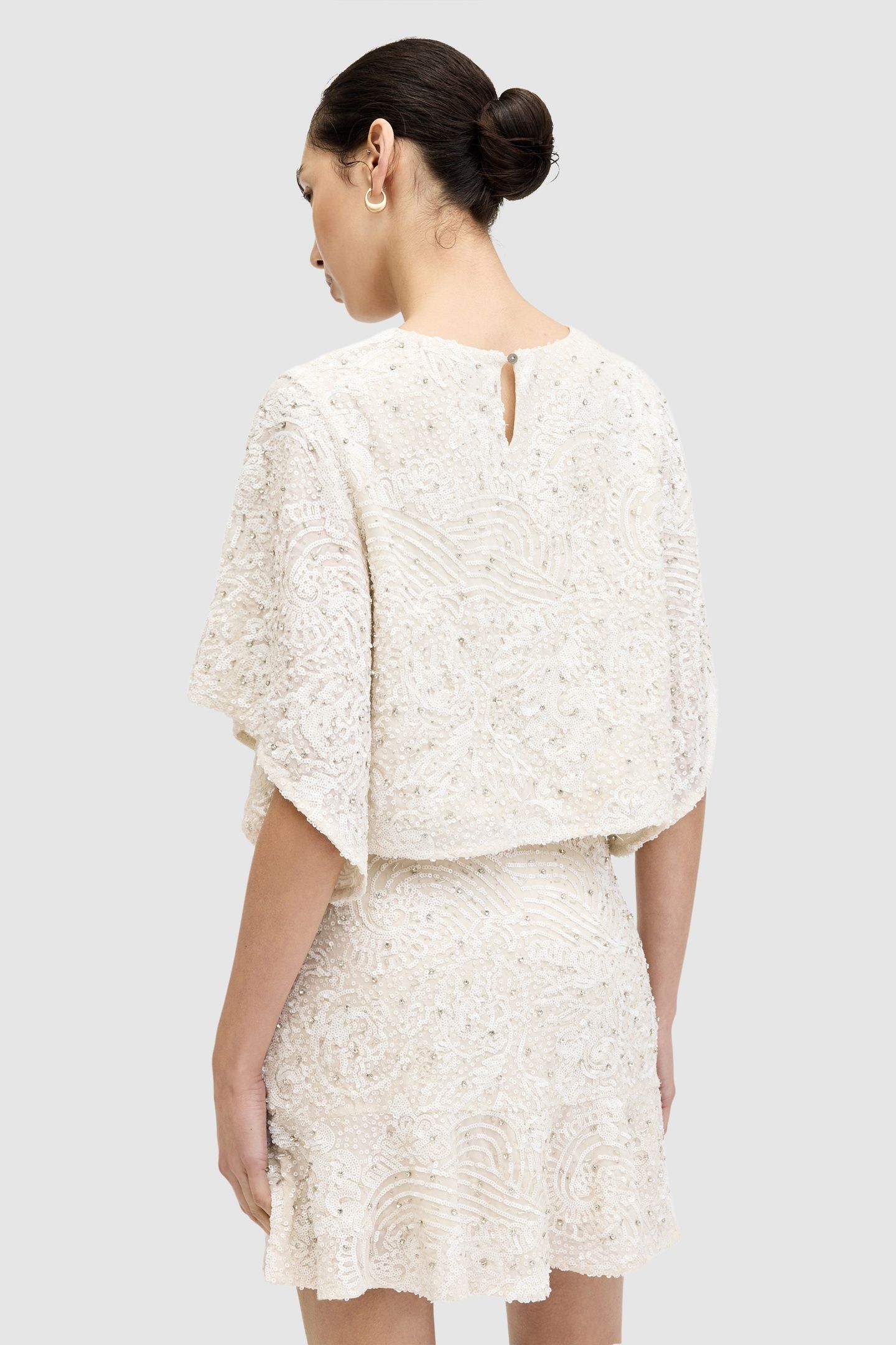 IVY EMB TOP ECRU WHITE 2