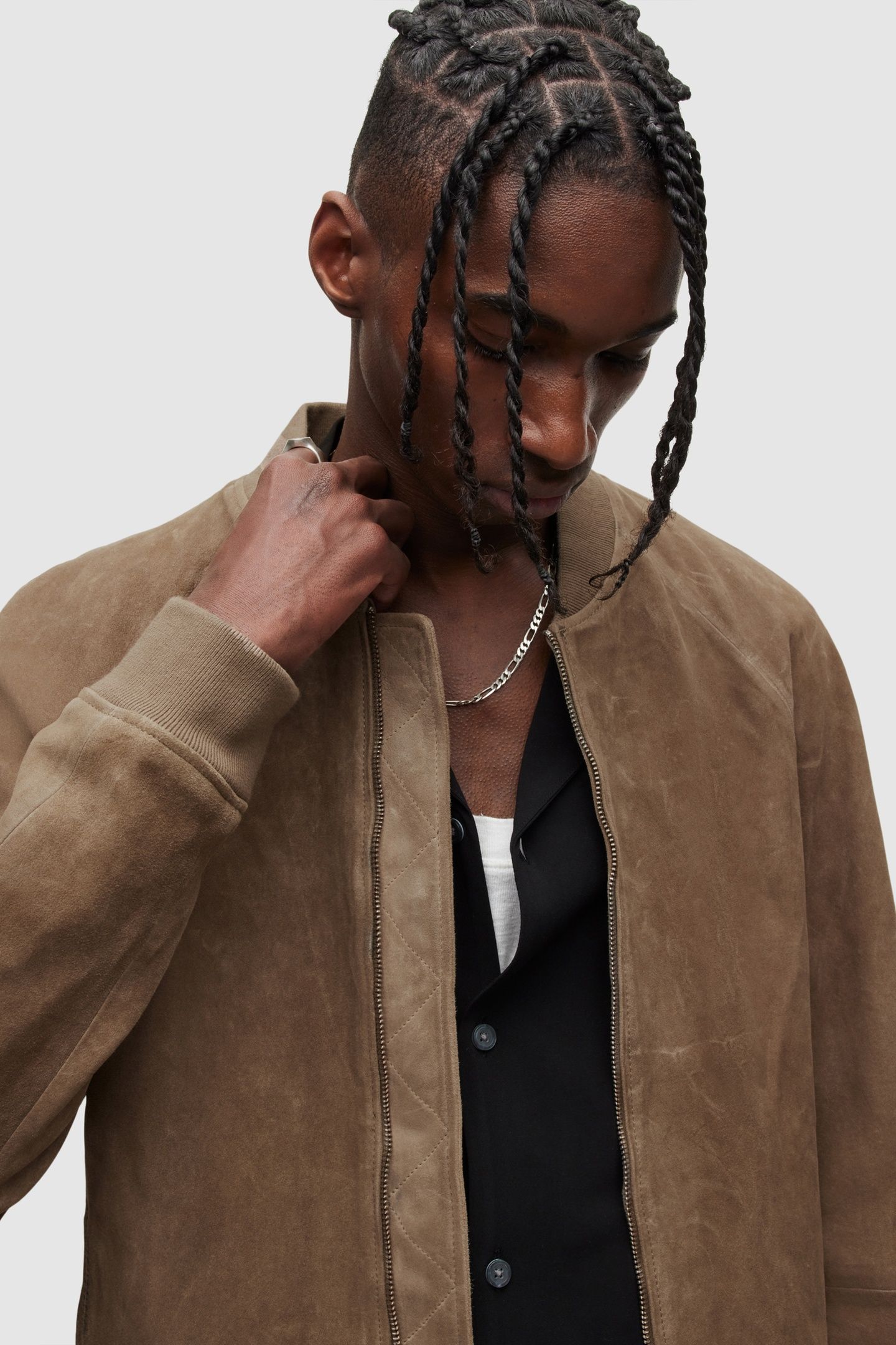 DAINS BOMBER WARM TAUPE 8