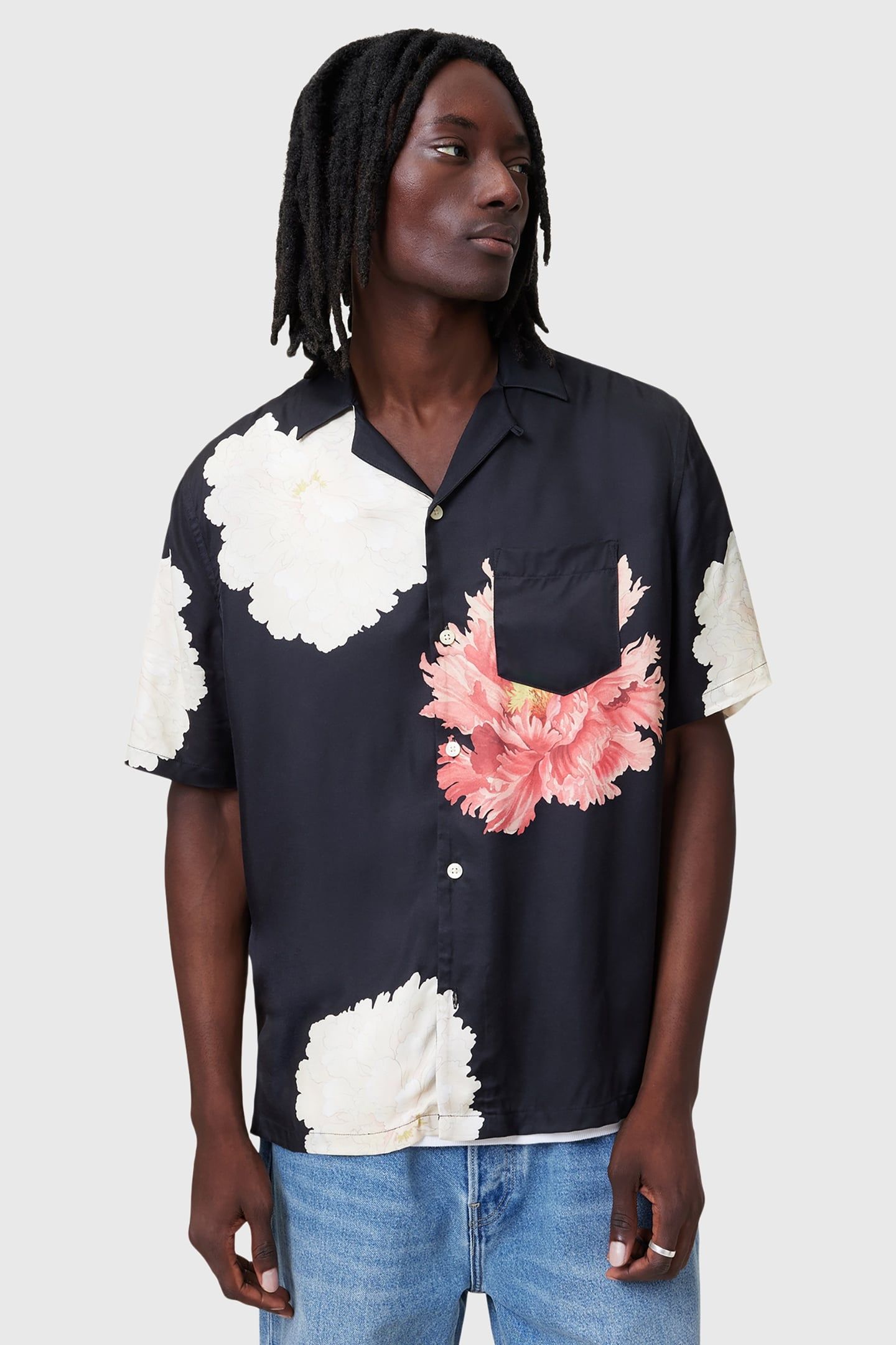 FLEUR SS SHIRT BLACK 3
