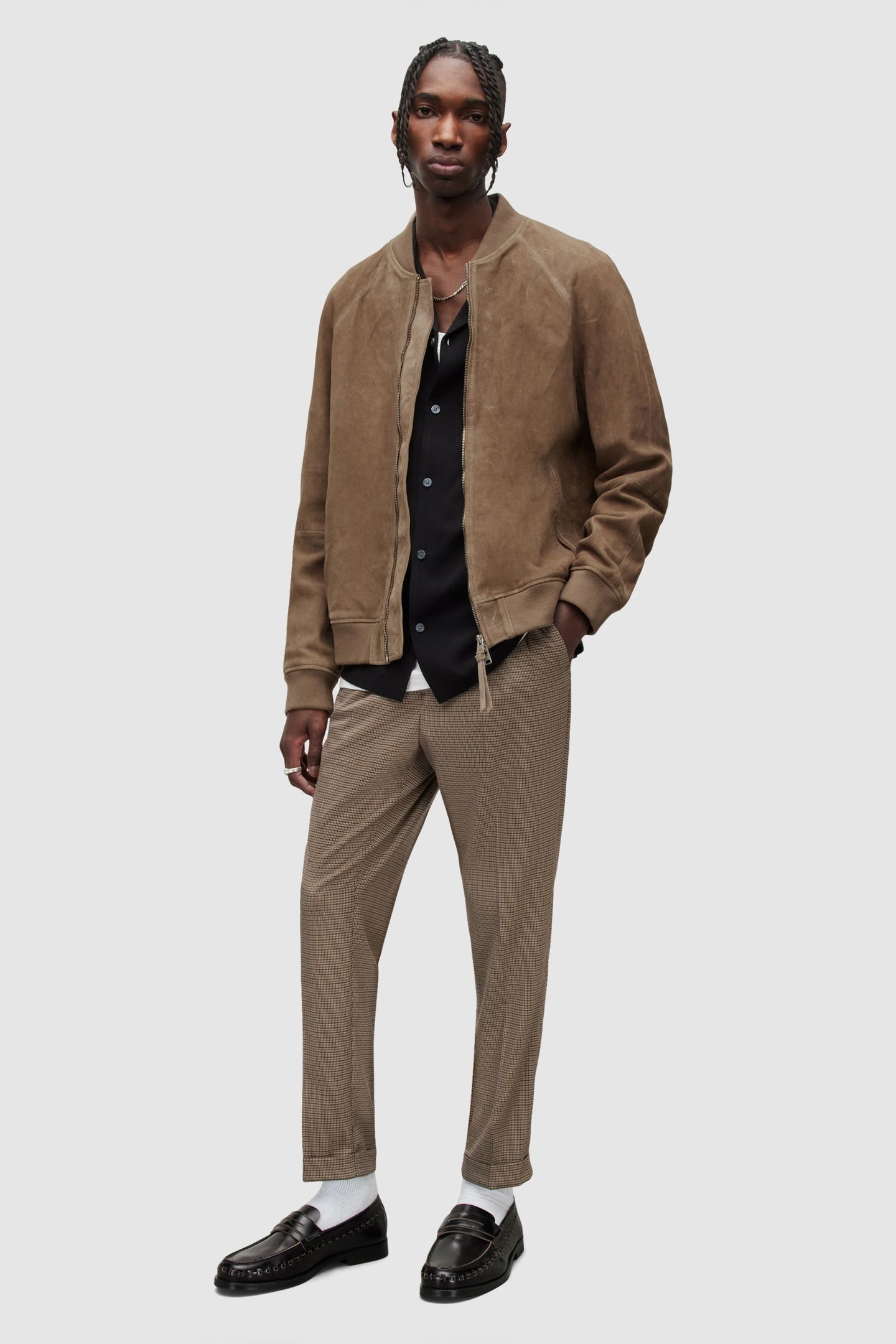 DAINS BOMBER WARM TAUPE 4