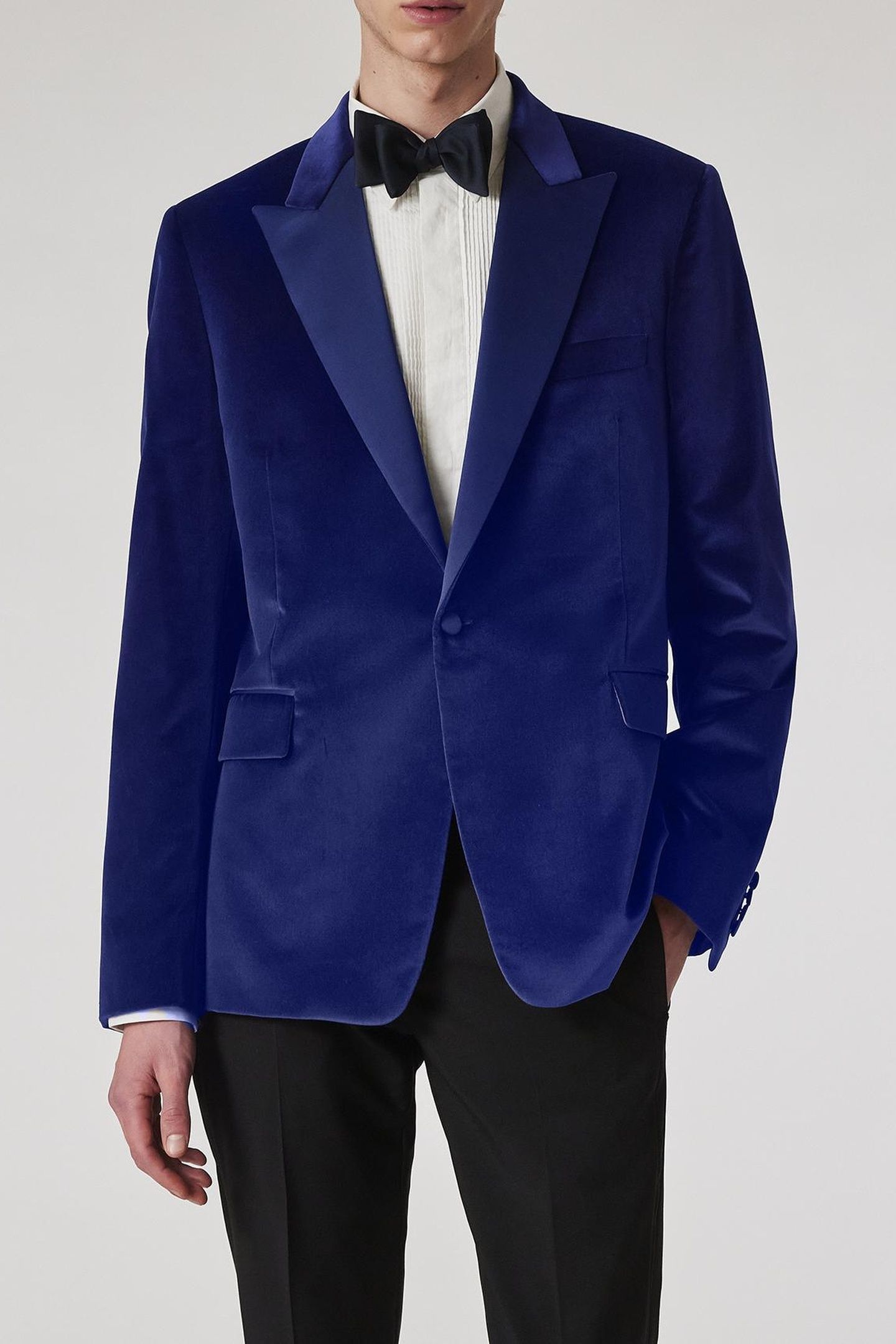EVENING 1BTN JACKET INKY BLUE 1