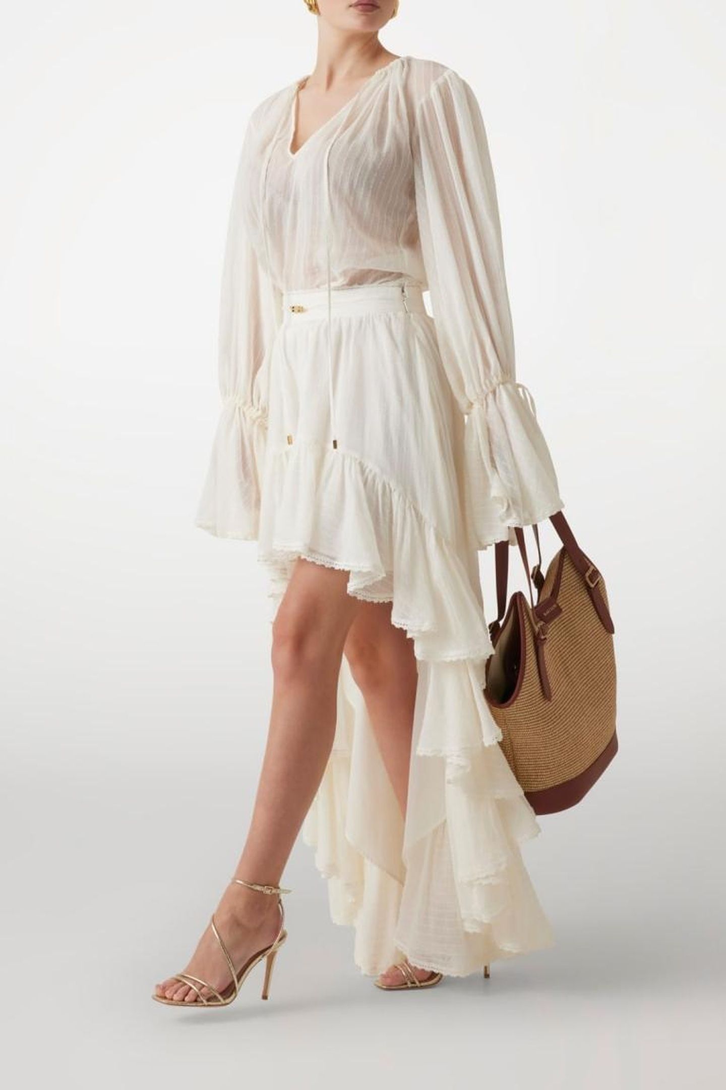 MARCIANO BY GUESS ELSA LS TOP SANDY SHORE 1