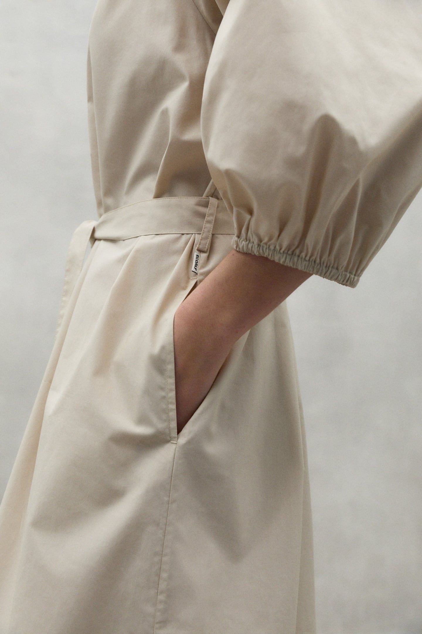 SERPENTINAALF DRESS WHITE SAND 4