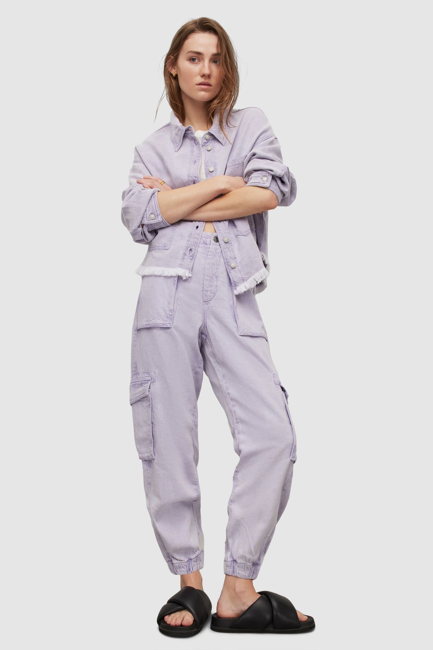 NICOLA DENIM SHACKET WASHED PURPLE 1