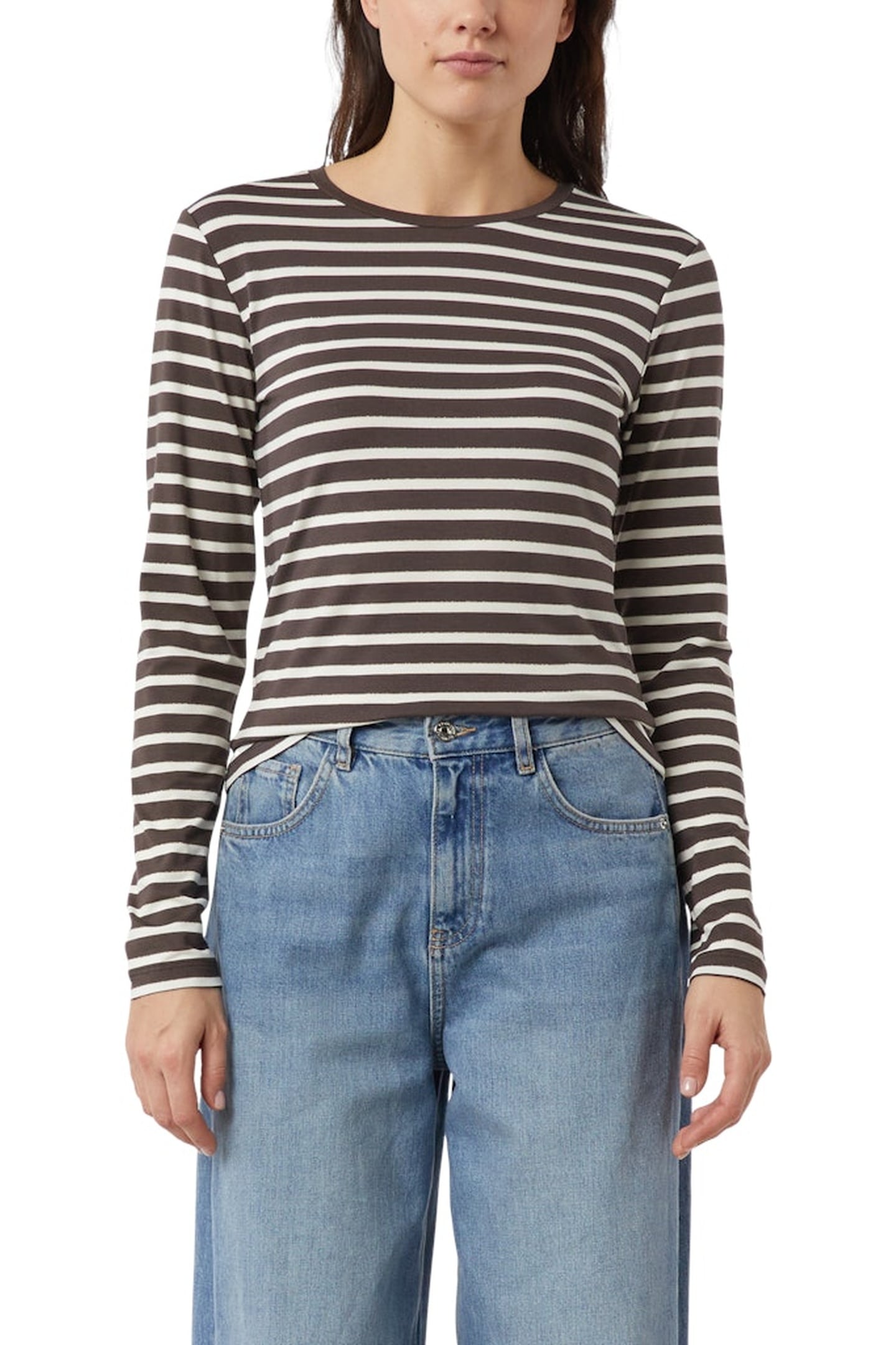 COMMA T-SHIRTS BROWN 1