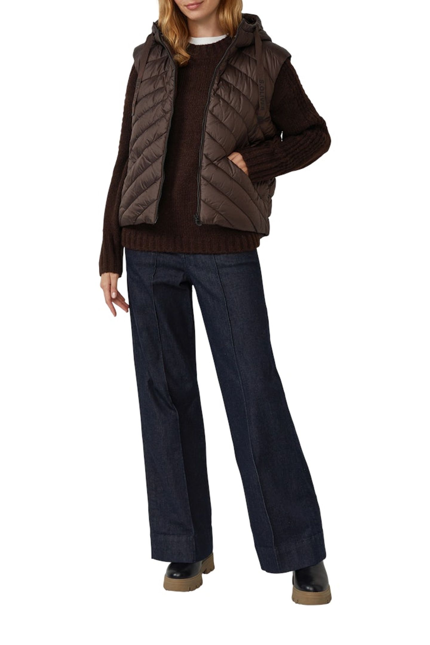 S.OLIVER PULLOVER BROWN-DARK 2