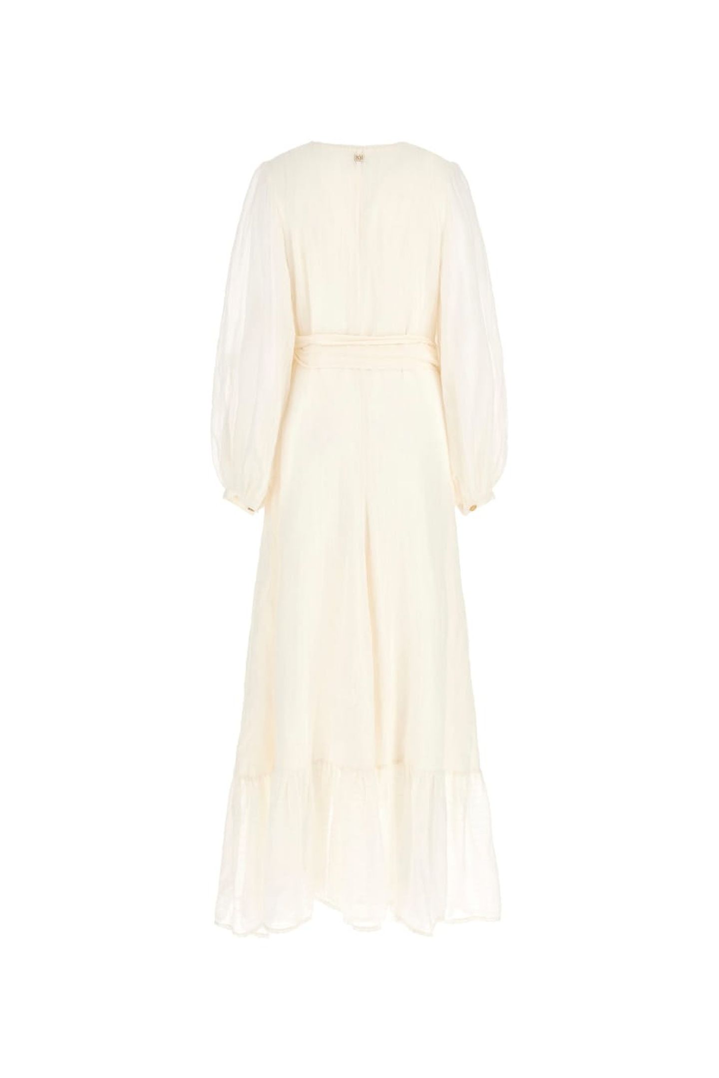 MARCIANO BY GUESS ELSA WRAP FLARE DRESS SANDY SHORE 4
