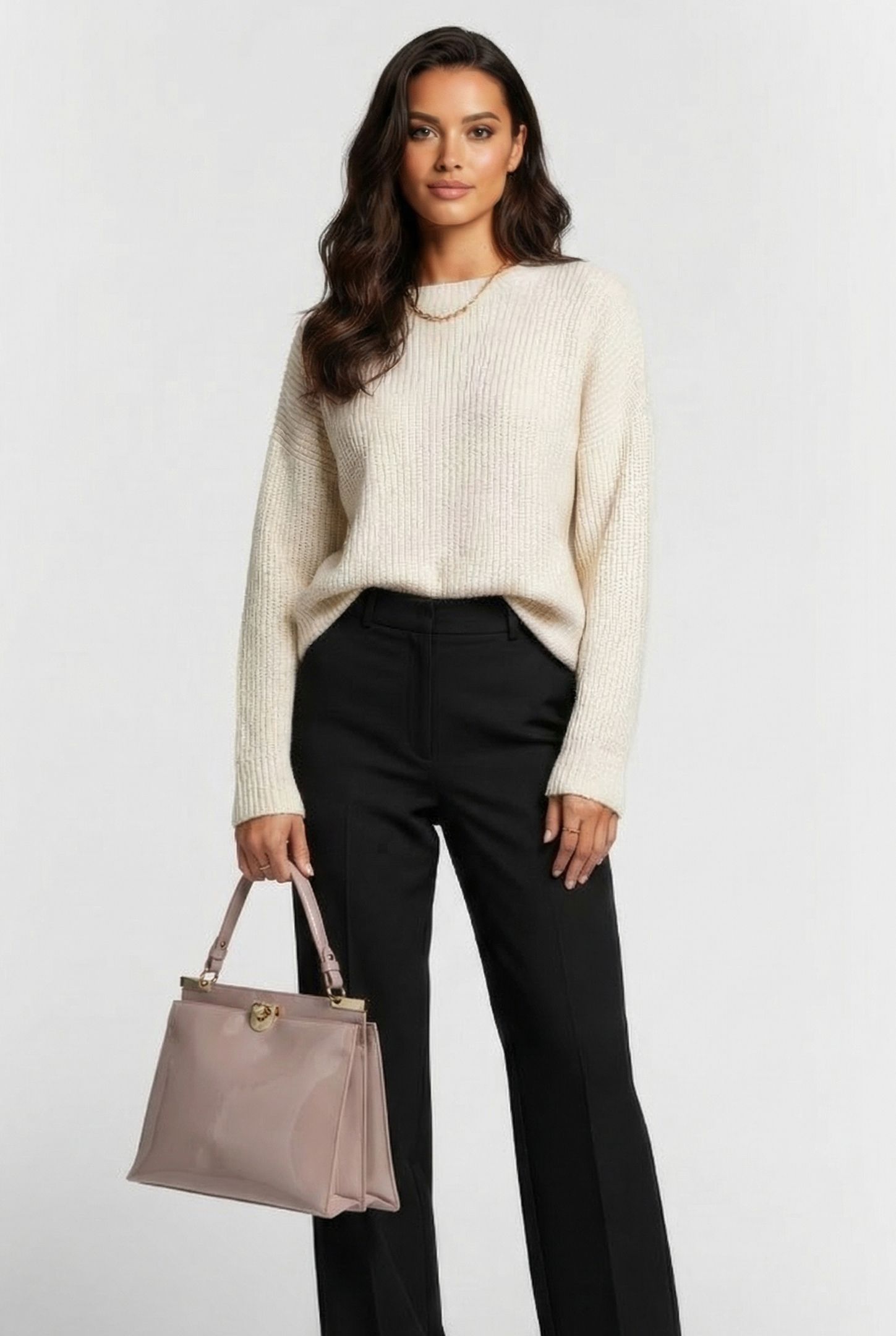 SHINY LEATHER SATCHEL BAG 2