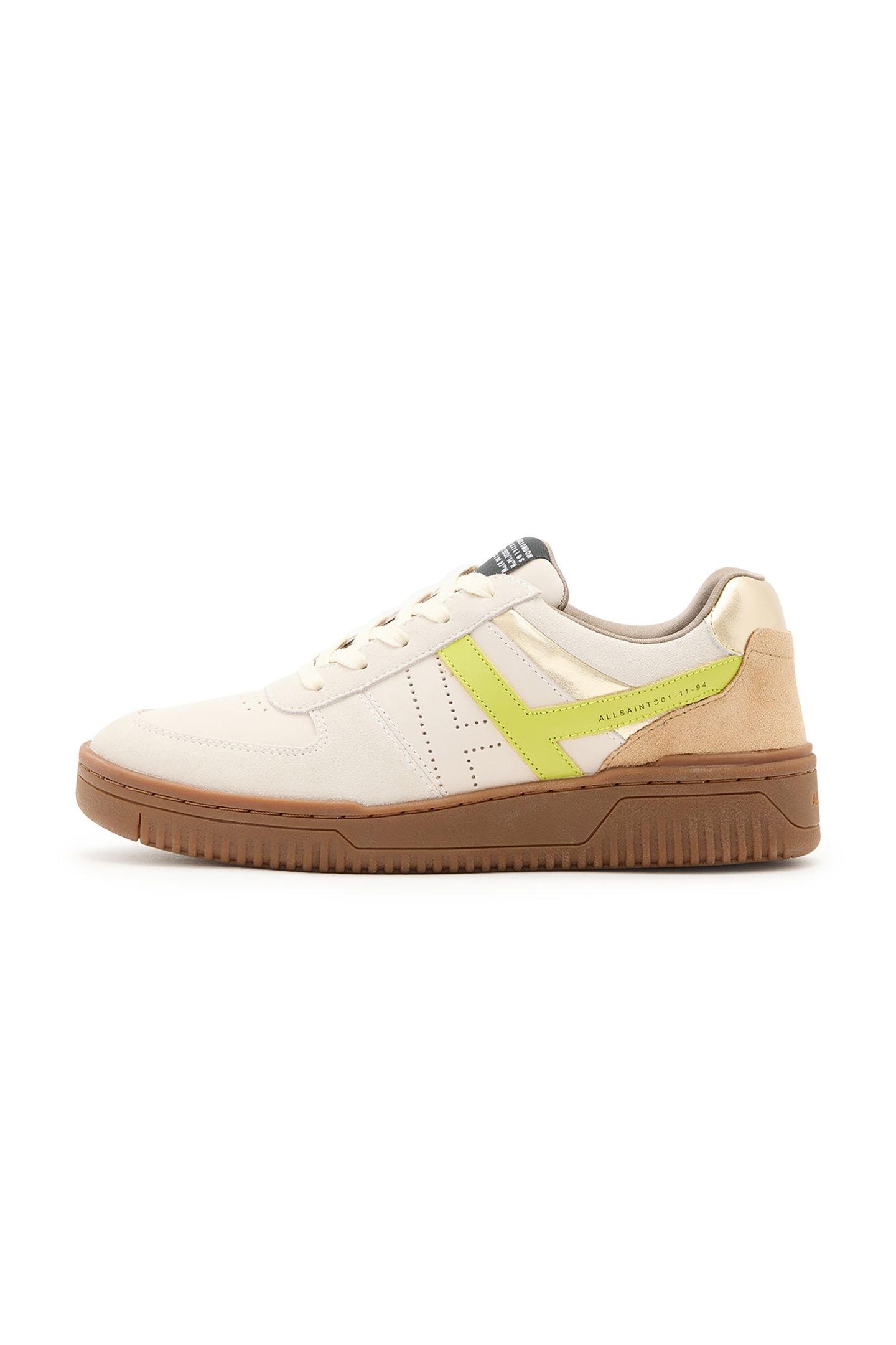 VIX SUEDE SNEAKER WHITE/BROWN/GREEN 1