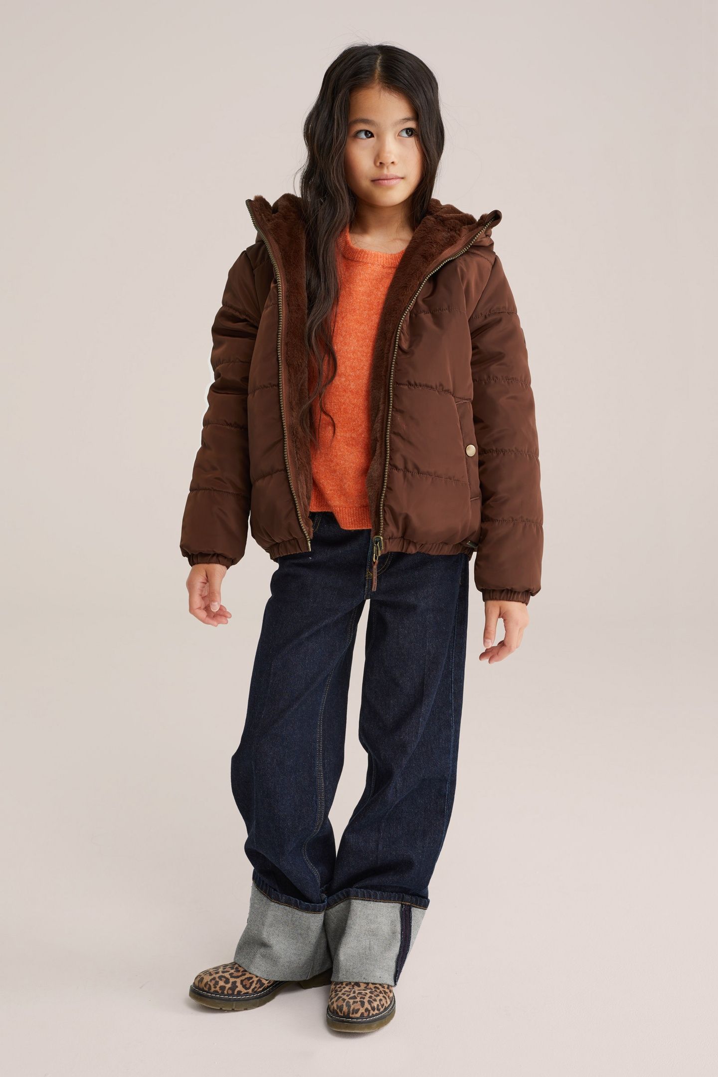 JACKET REVERSIBLE BOMBER DARK BROWN 5