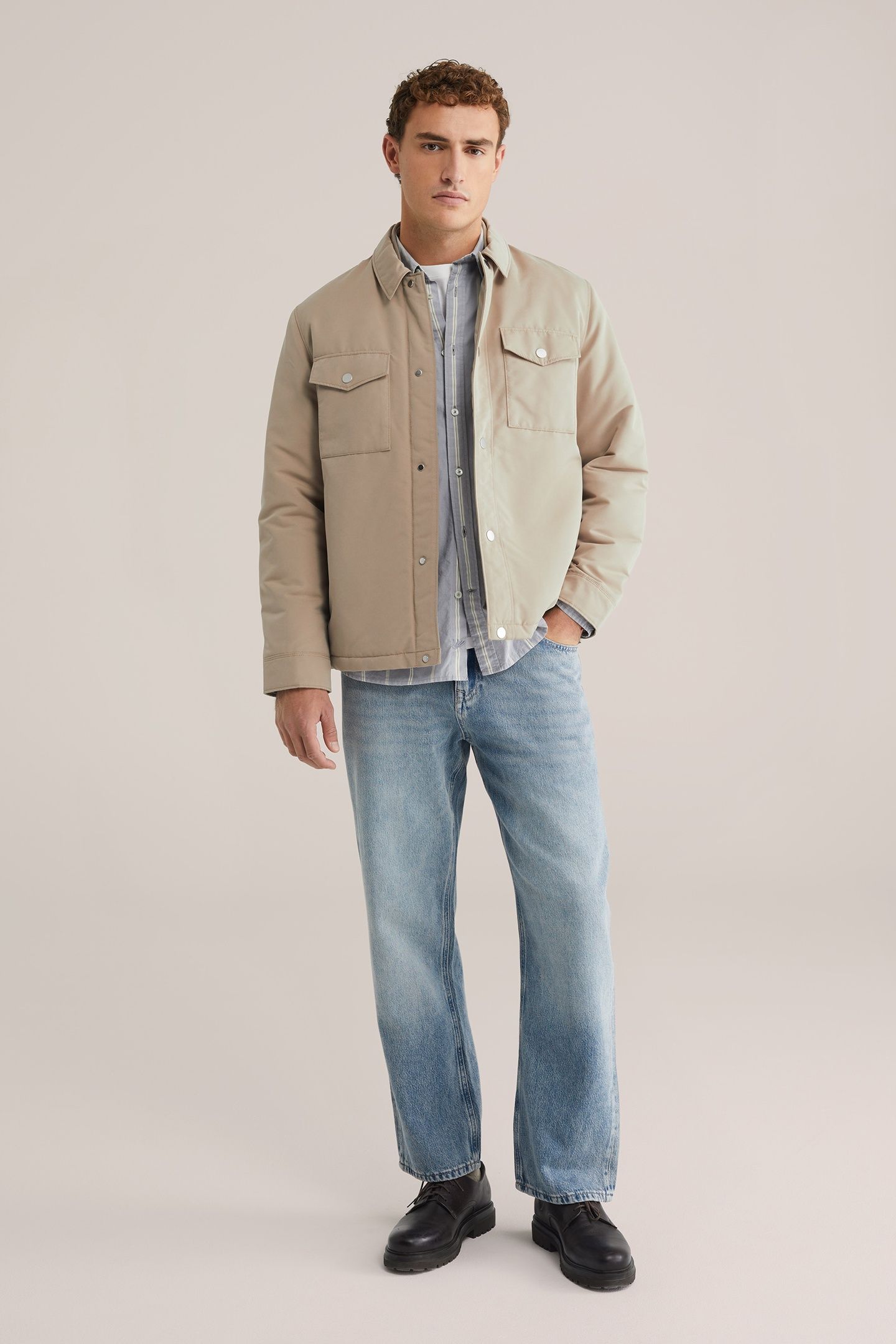 JACKET NORMAL LENGTH BEIGE 3