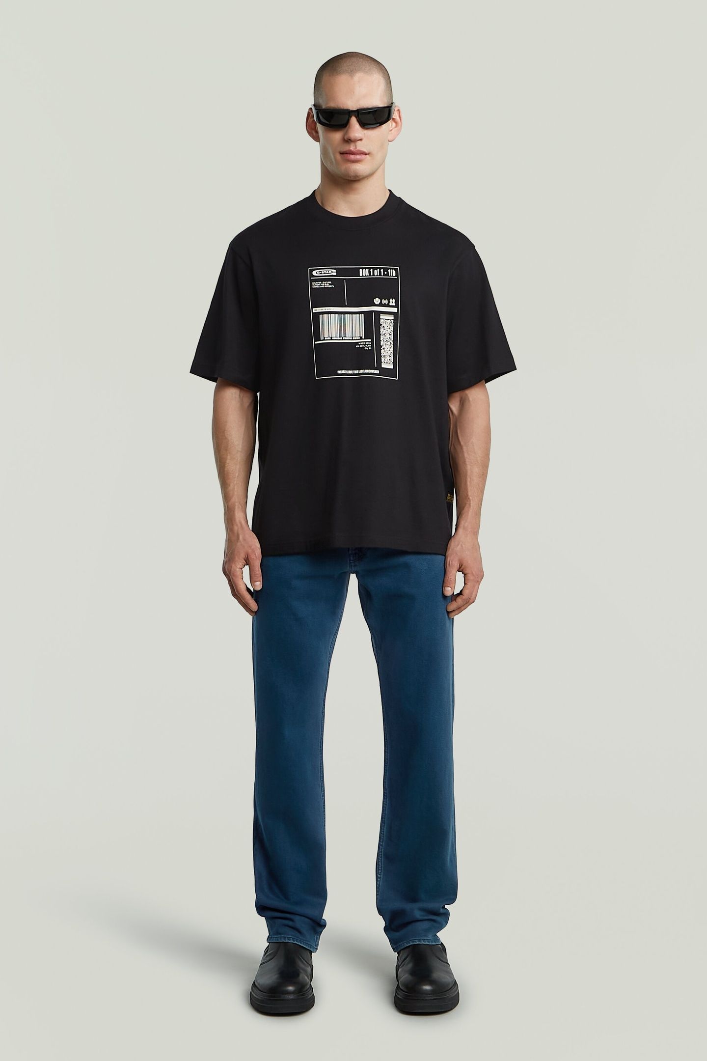 SHIPPING GR BOXY R T DK BLACK 1