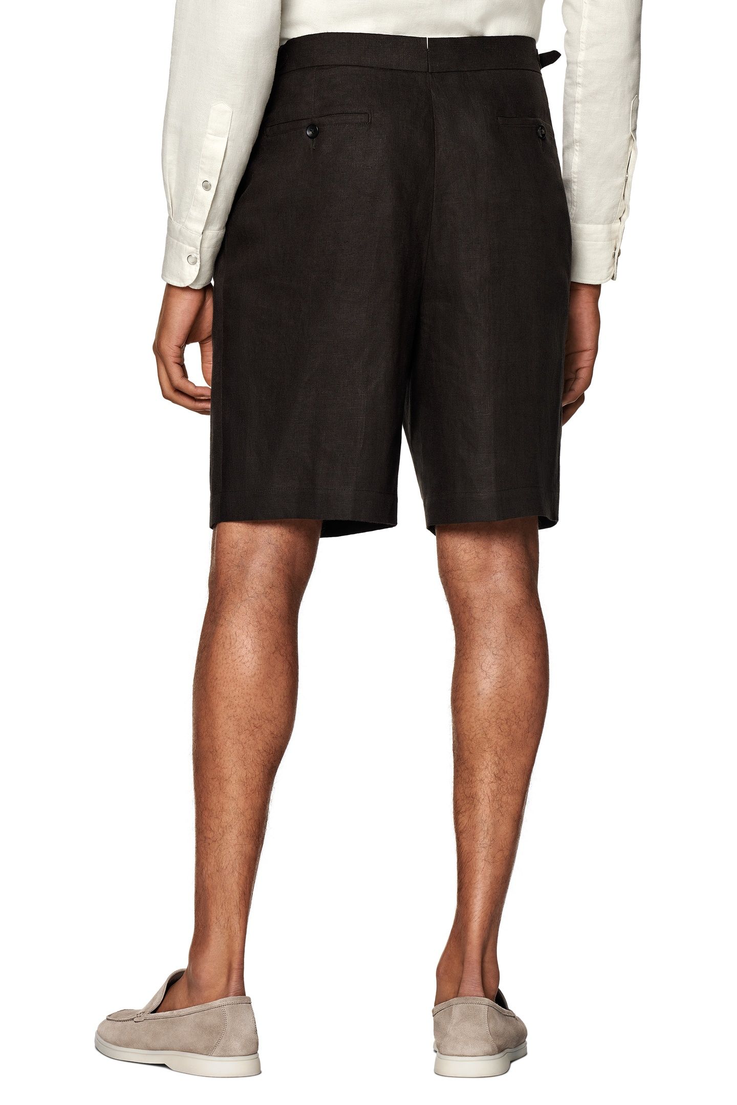 MIRA SHORTS DARK BROWN DARK BROWN 3