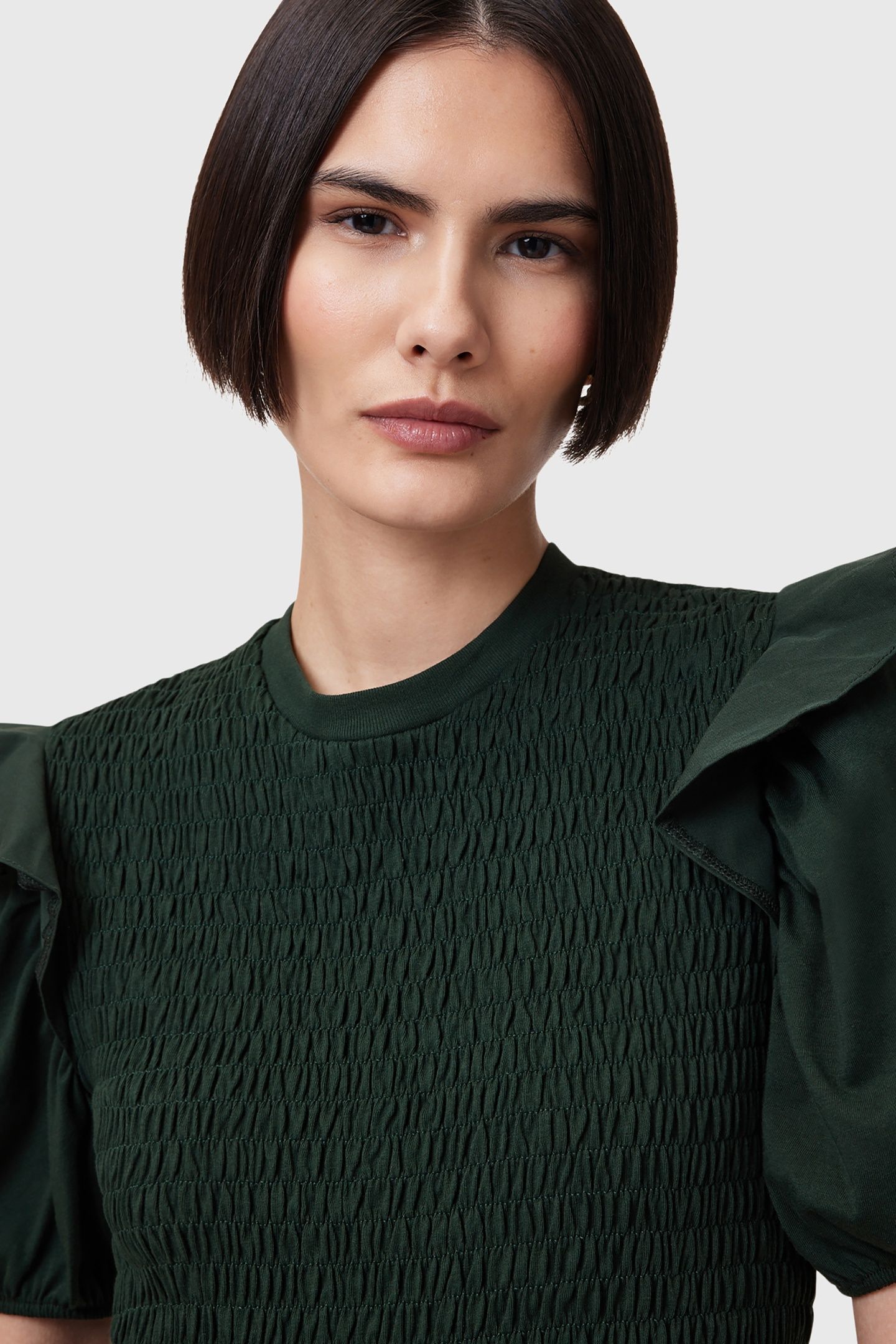 ODE DRESS DARK FOREST GREEN 6