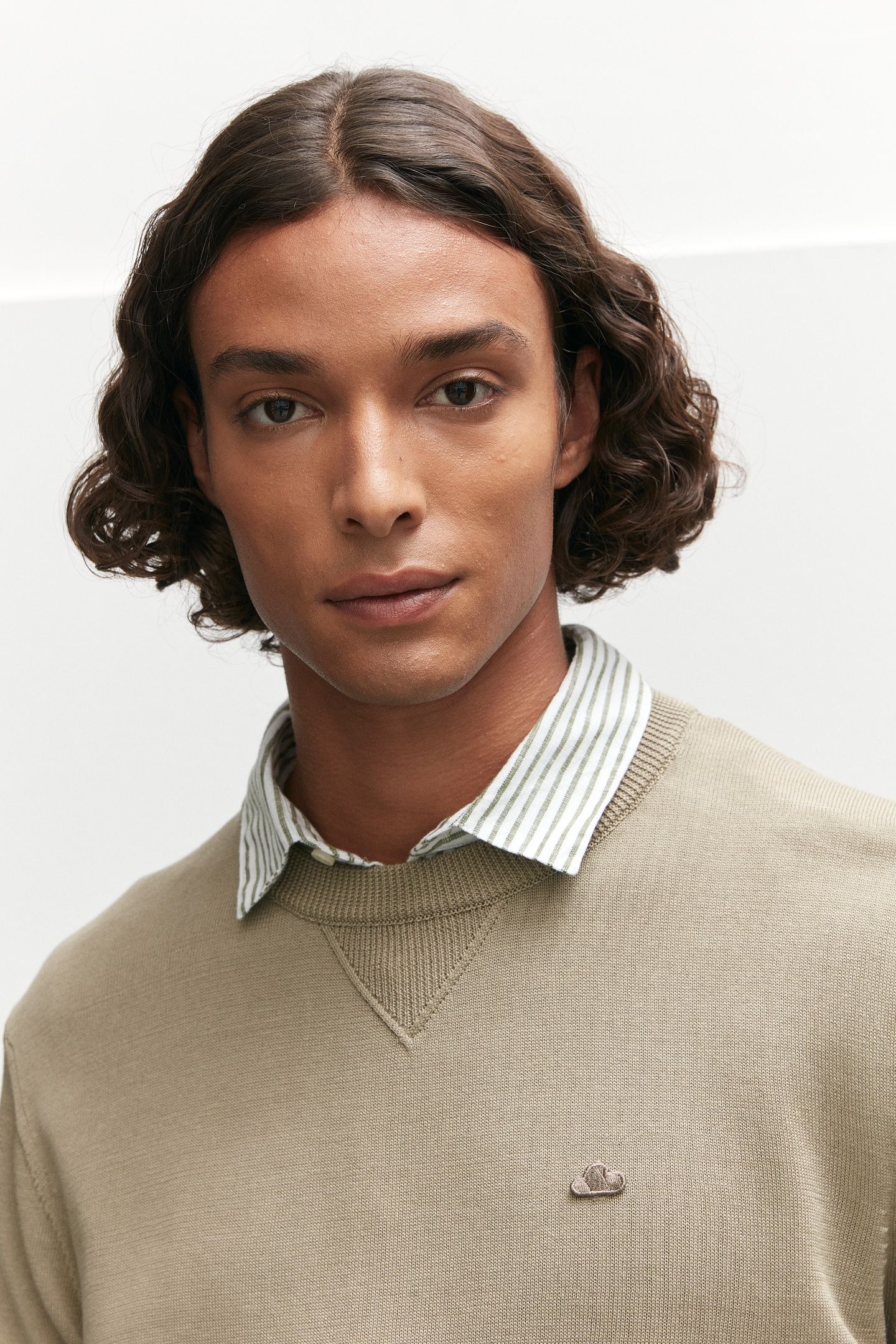 KOREAN KNITWEAR DARK BEIGE 4