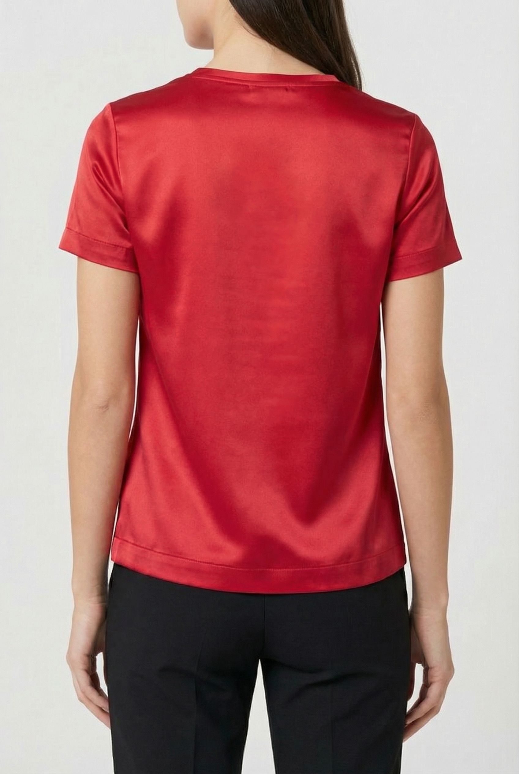 MARCIANO BY GUESS DENISE SS TOP FRUIT JUICE PINK 2