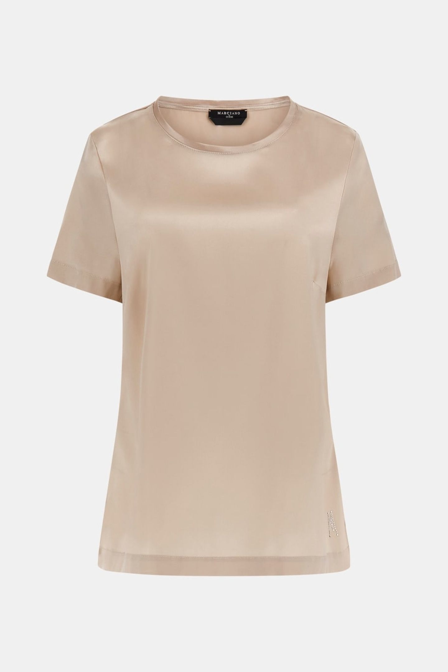 MARCIANO BY GUESS DENISE SS TOP FAWN TAUPE 4