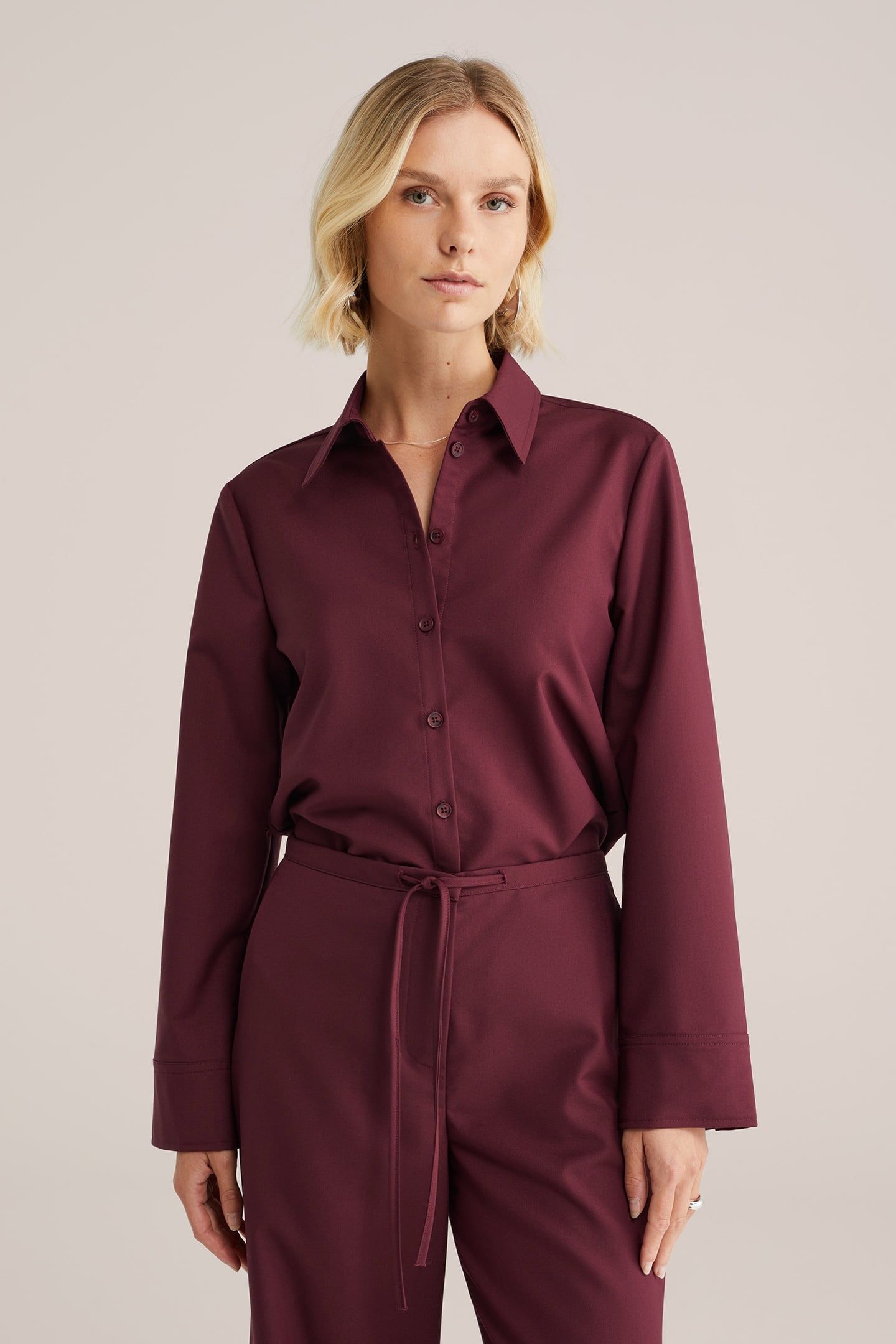 BLOUSE AUBERGINE 1