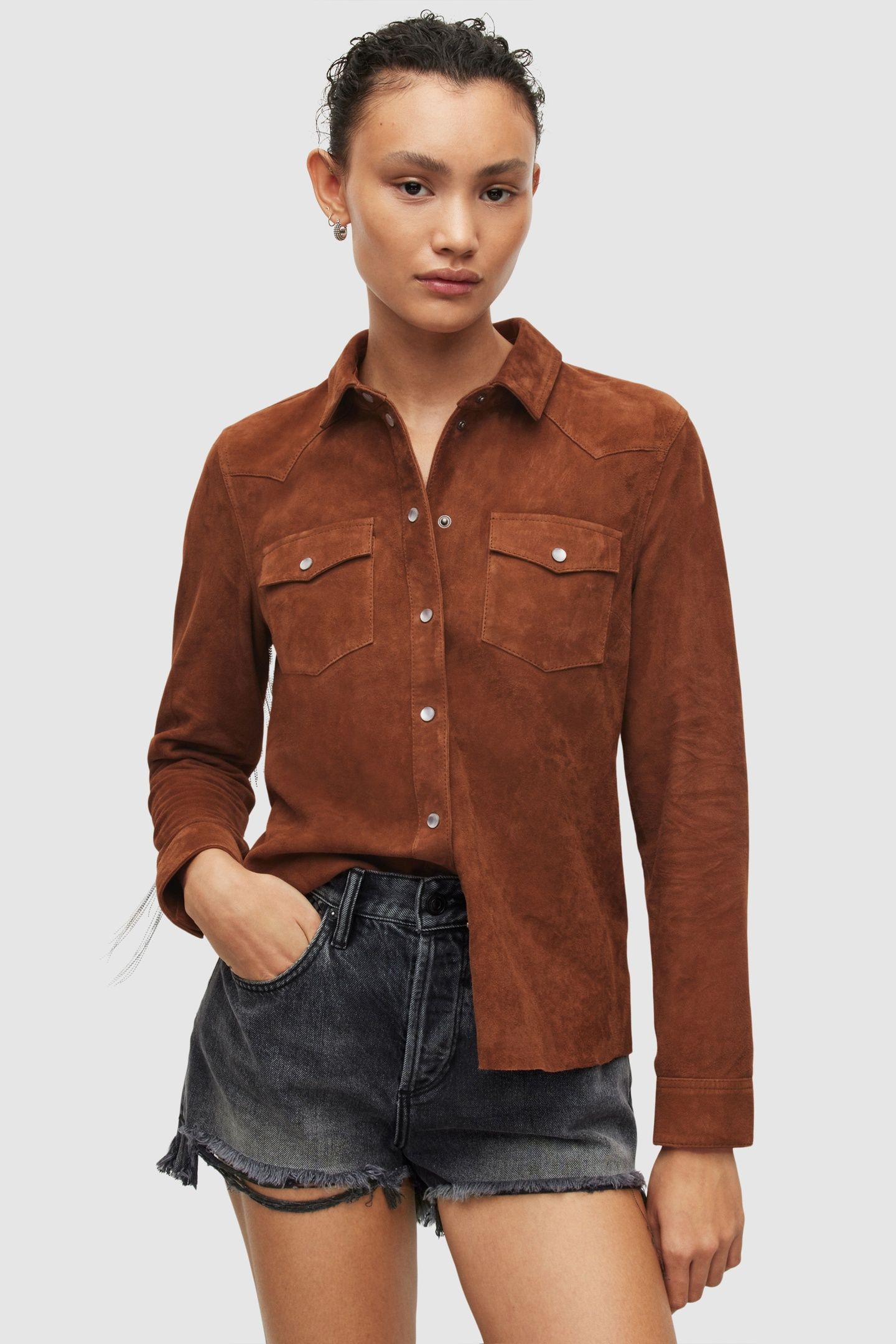 STANWAY SUEDE BEAD S TAN BROWN 1