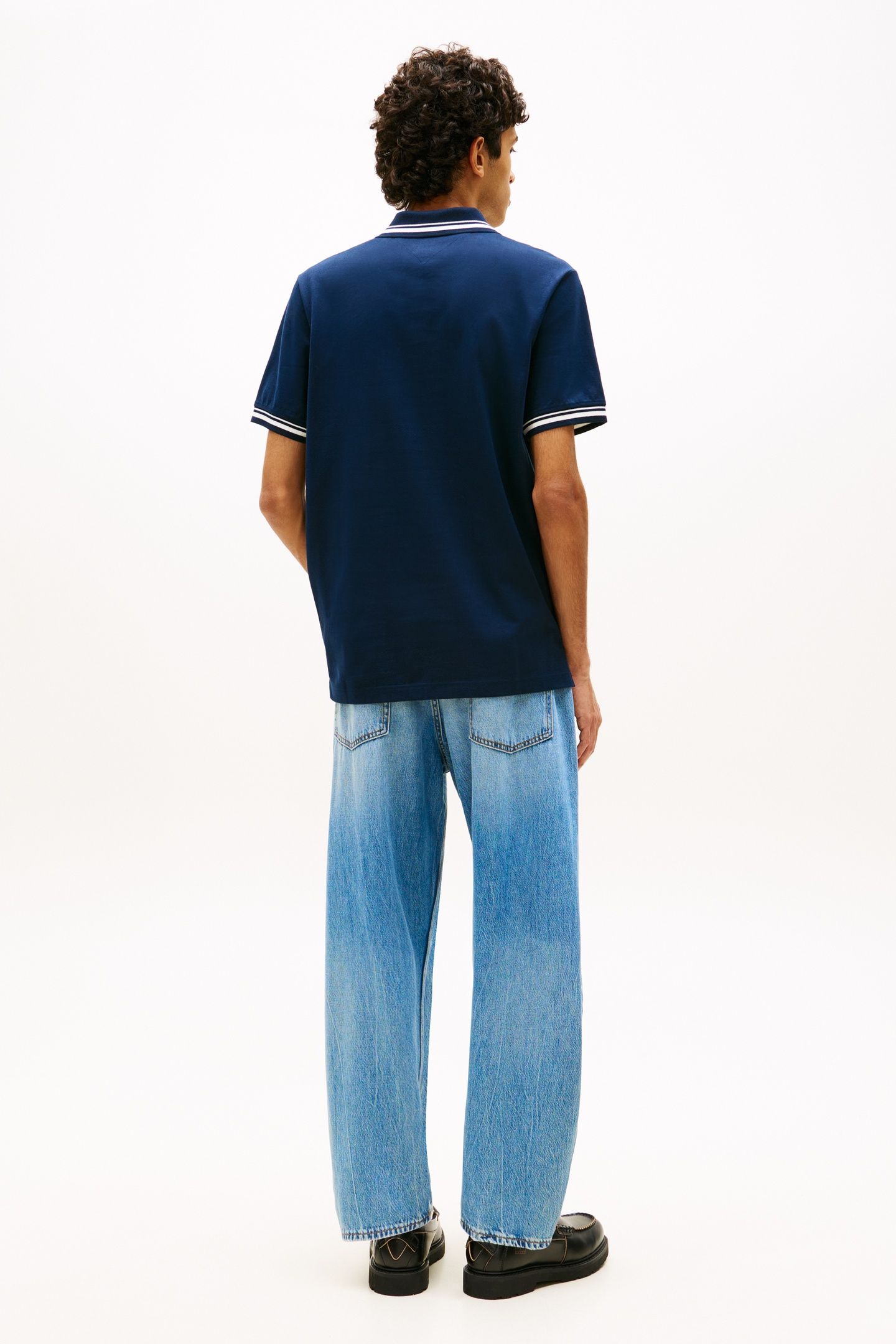 REGULAR TIPPED POLO DARK BLUE 4