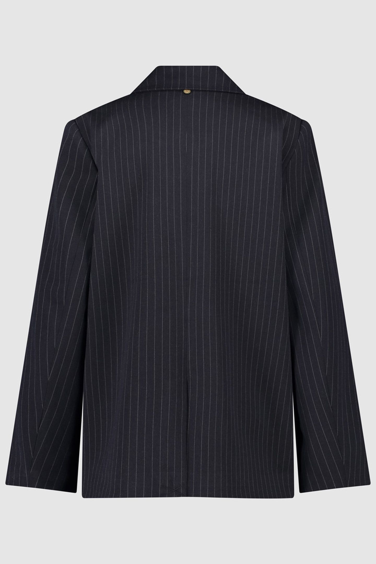 GIRLS NORA BLAZER DARK BLUE STRIPE 2