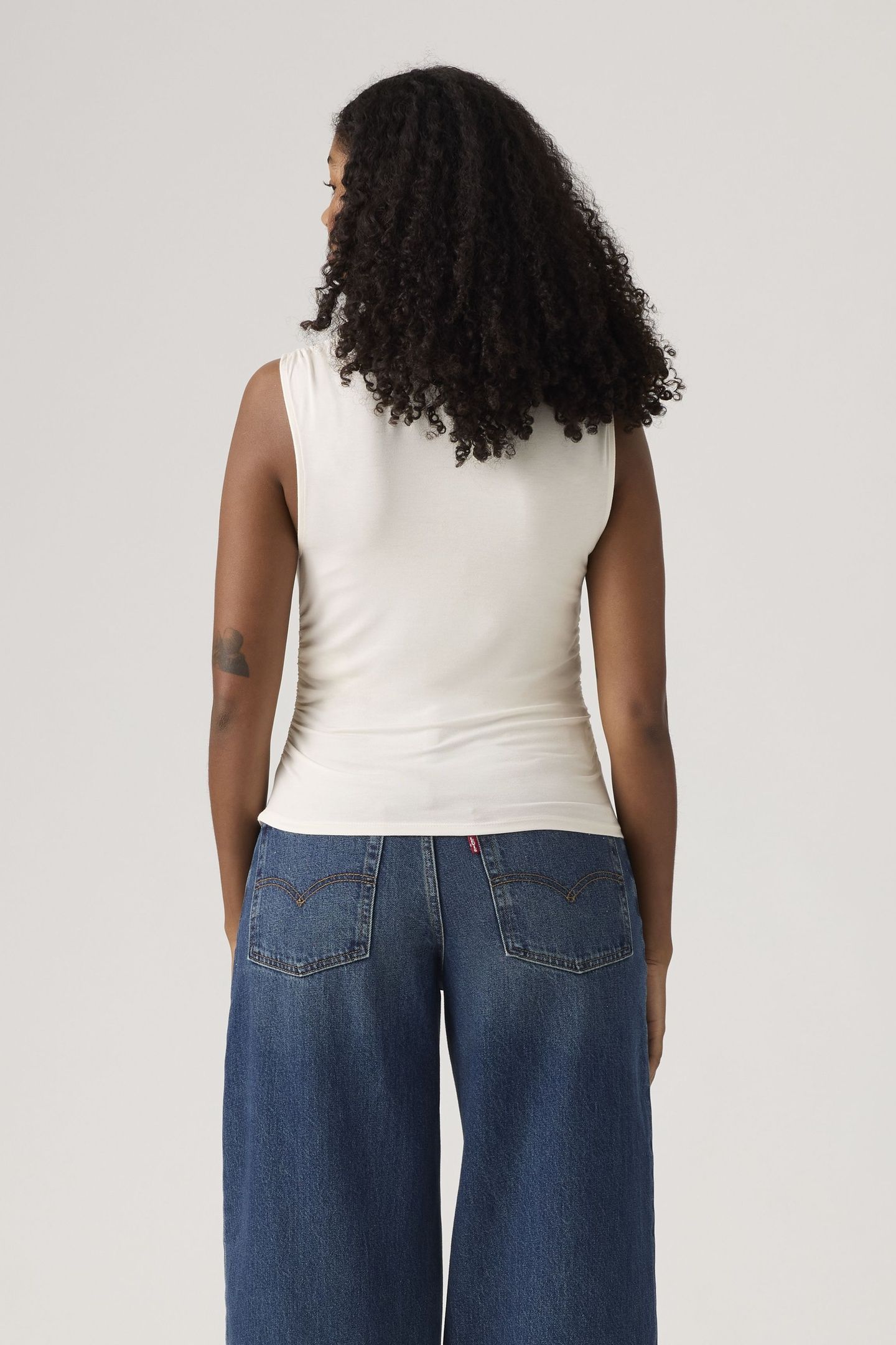 CRYSTAL RUCHED TOP WHITE 3