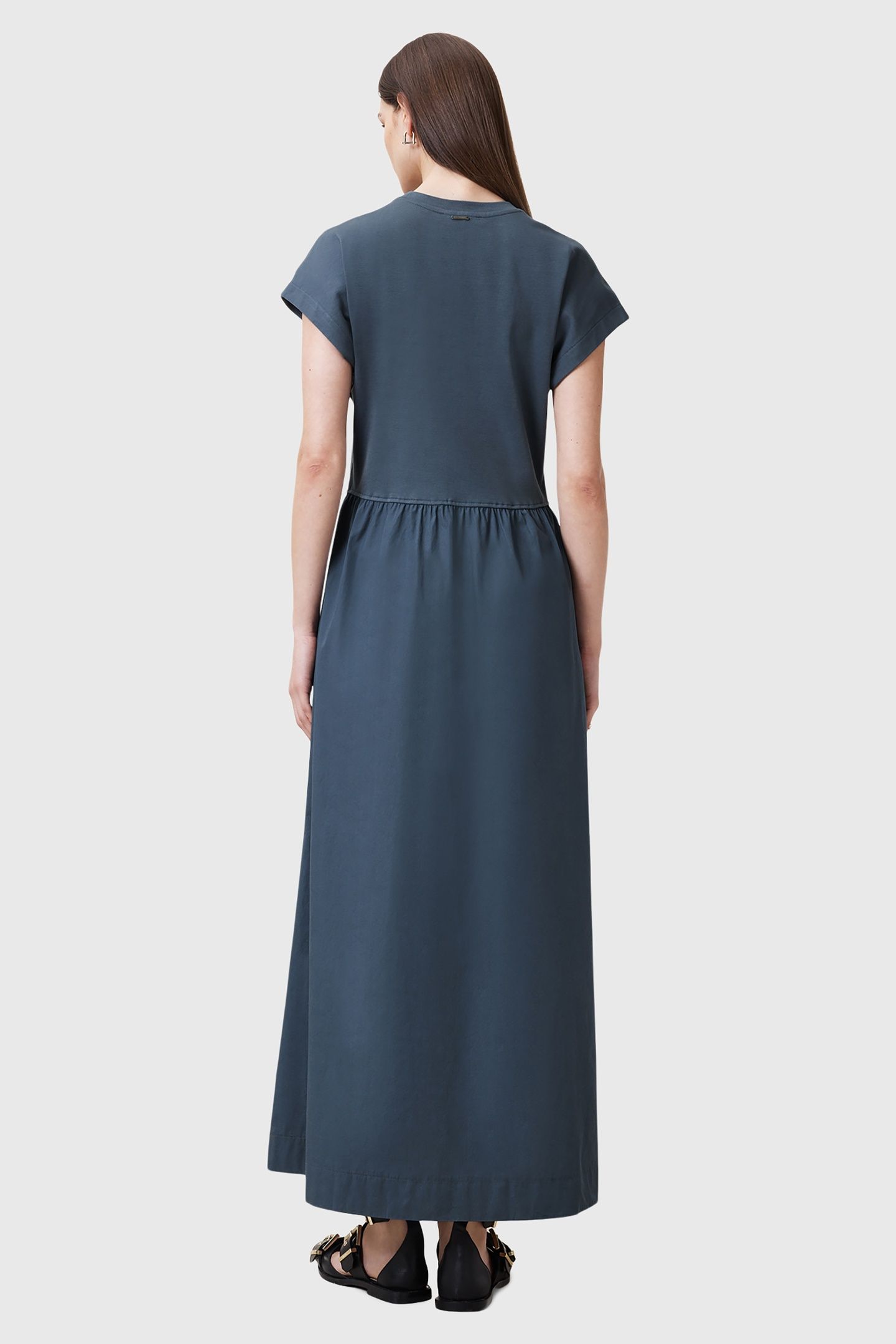 FRANKIE DRESS OYSTER BLUE 4