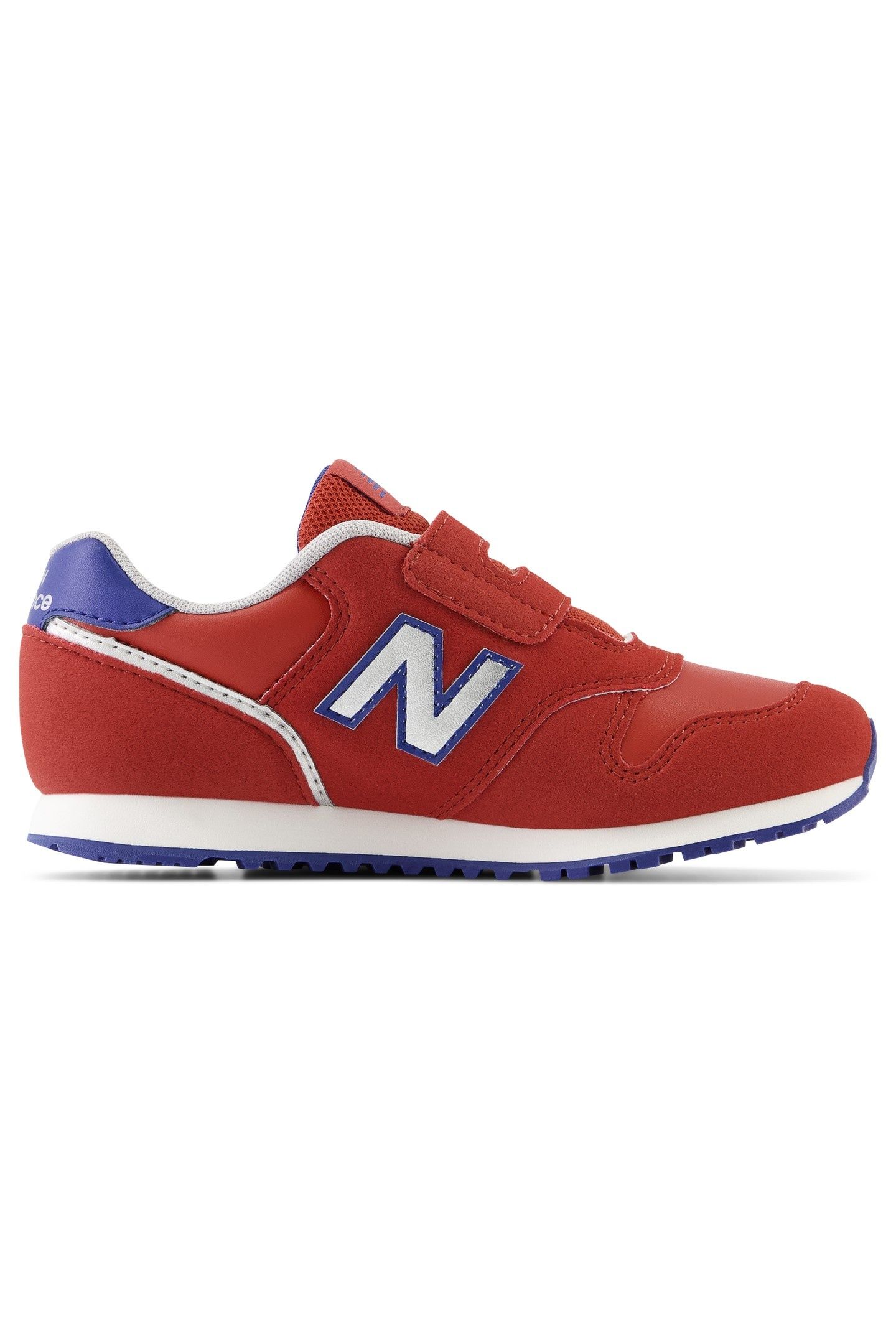 BOYS 373 HOOK AND LOOP BRICK RED 2