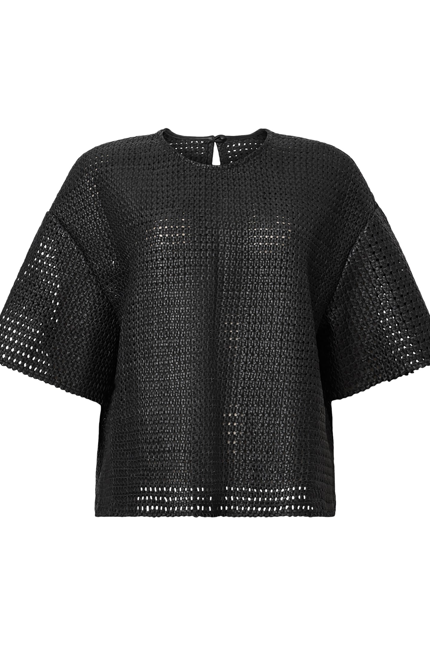 NESSA LEA TEE BLACK 6