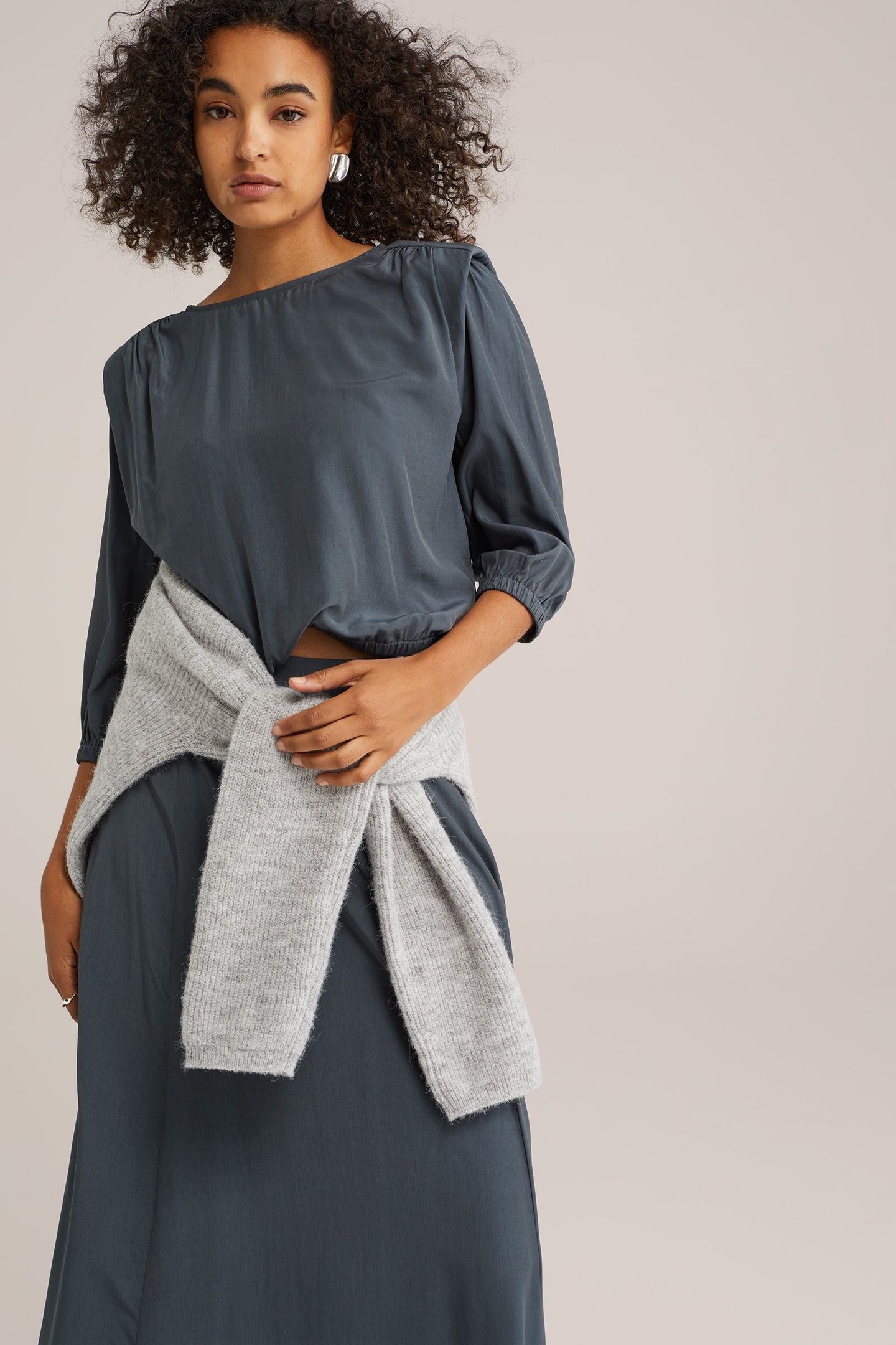 BLOUSE DARK GREY 5