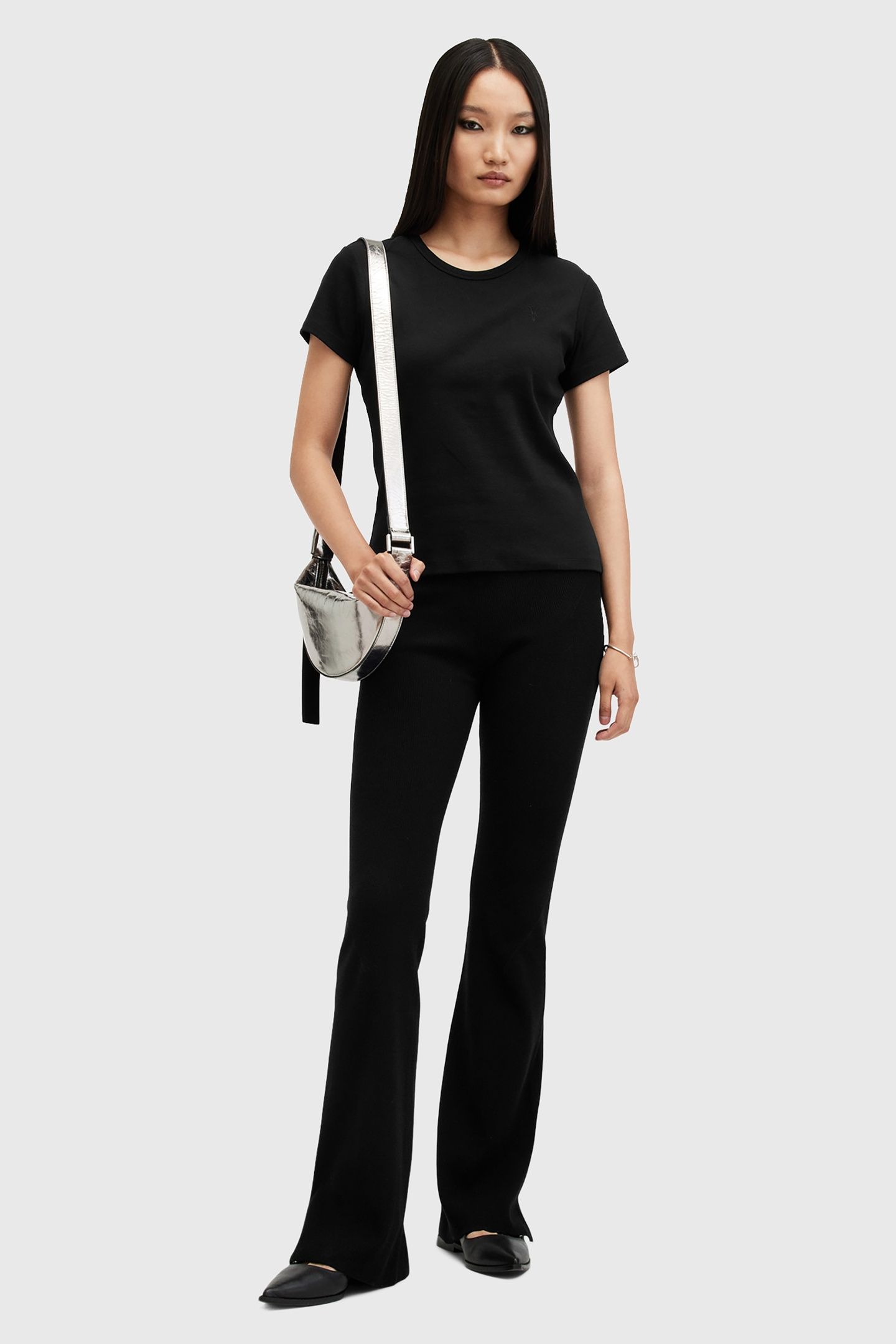 STEVIE RAMSKULL TEE JET BLACK 5