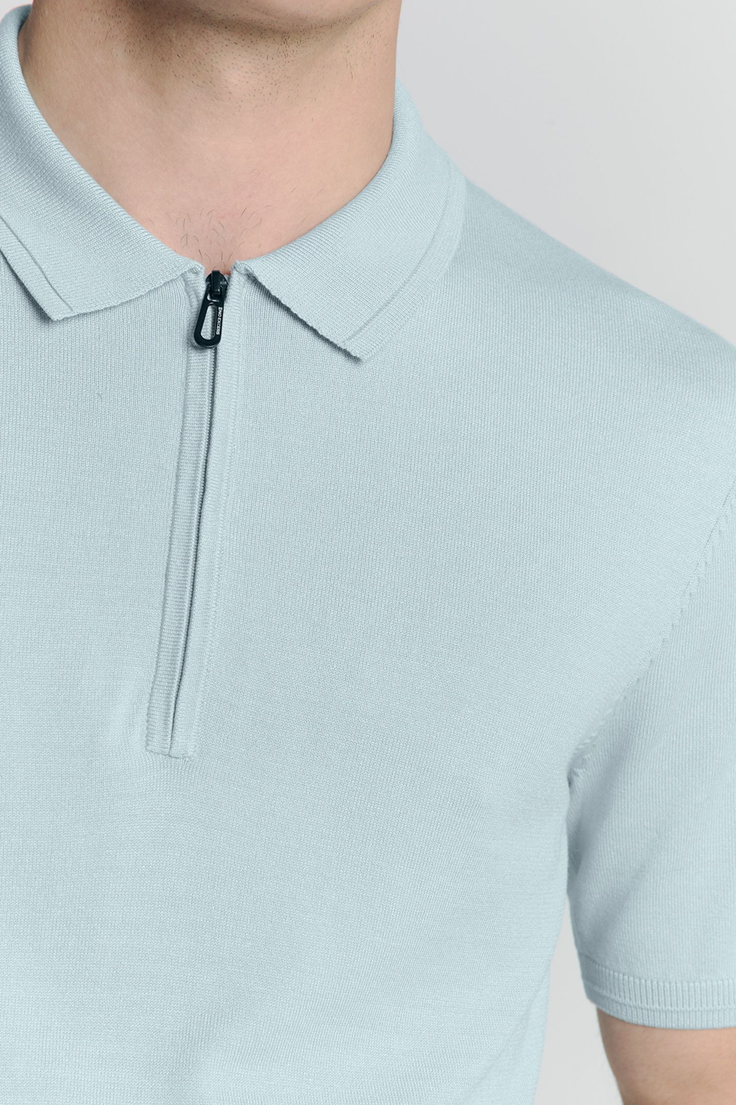 PULLOVER SHORT SLEEVE POLO ZIP SOLID ICE 7