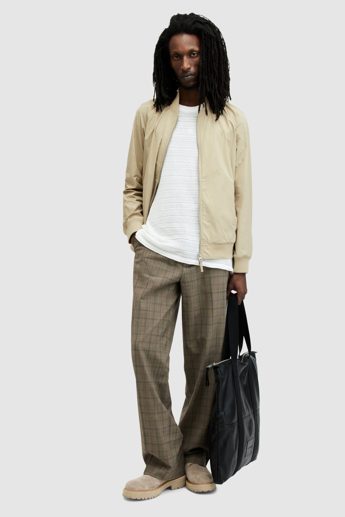 WAYLAN BOMBER STONE BEIGE 1