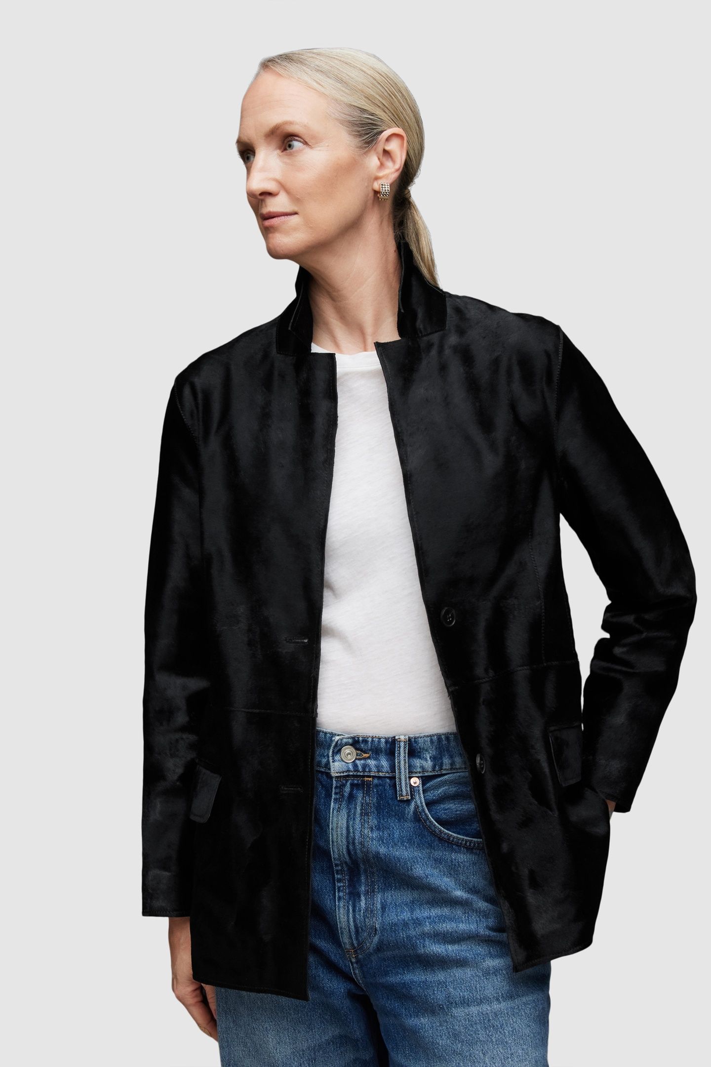 CORINNA ATLAS BLAZER BLACK 2