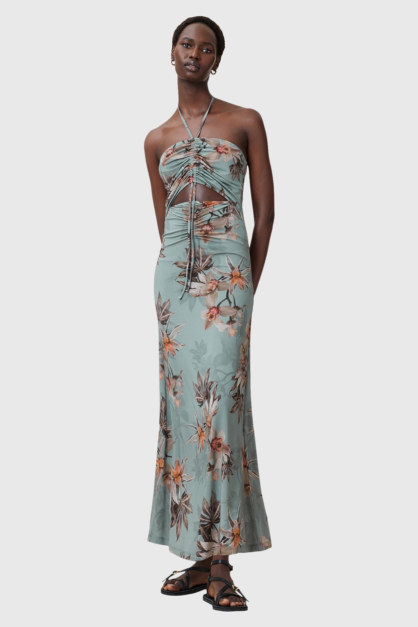 CELIA DRESS ADENA DUSTY BLUE 3