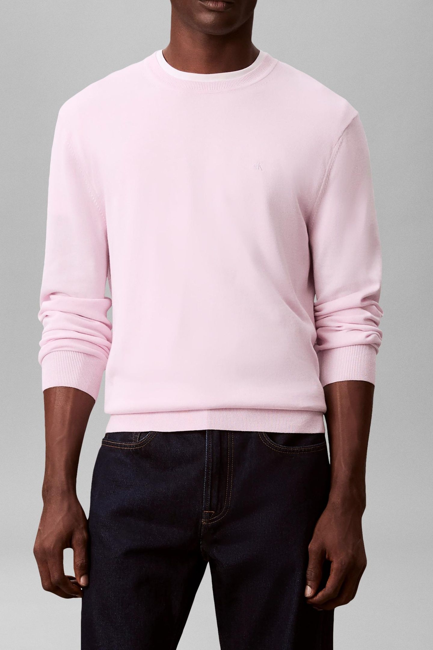 LS SUPIMA COTTON CREWNECK SPRING LILAC 2