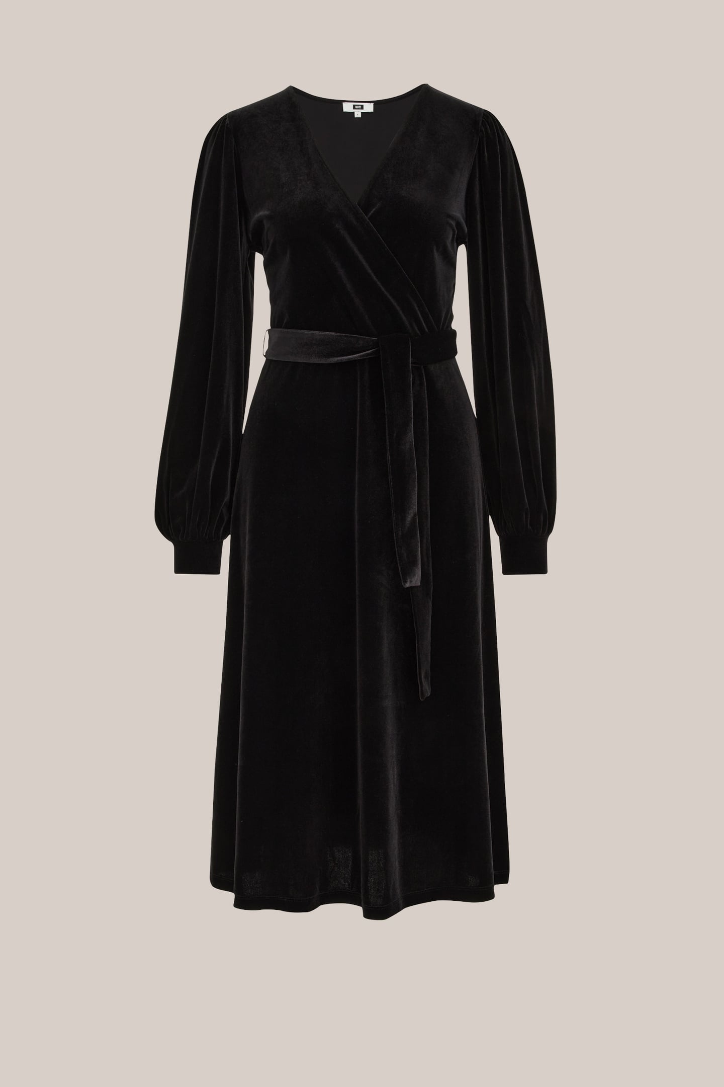 DRESS MID LENGTH BLACK 3