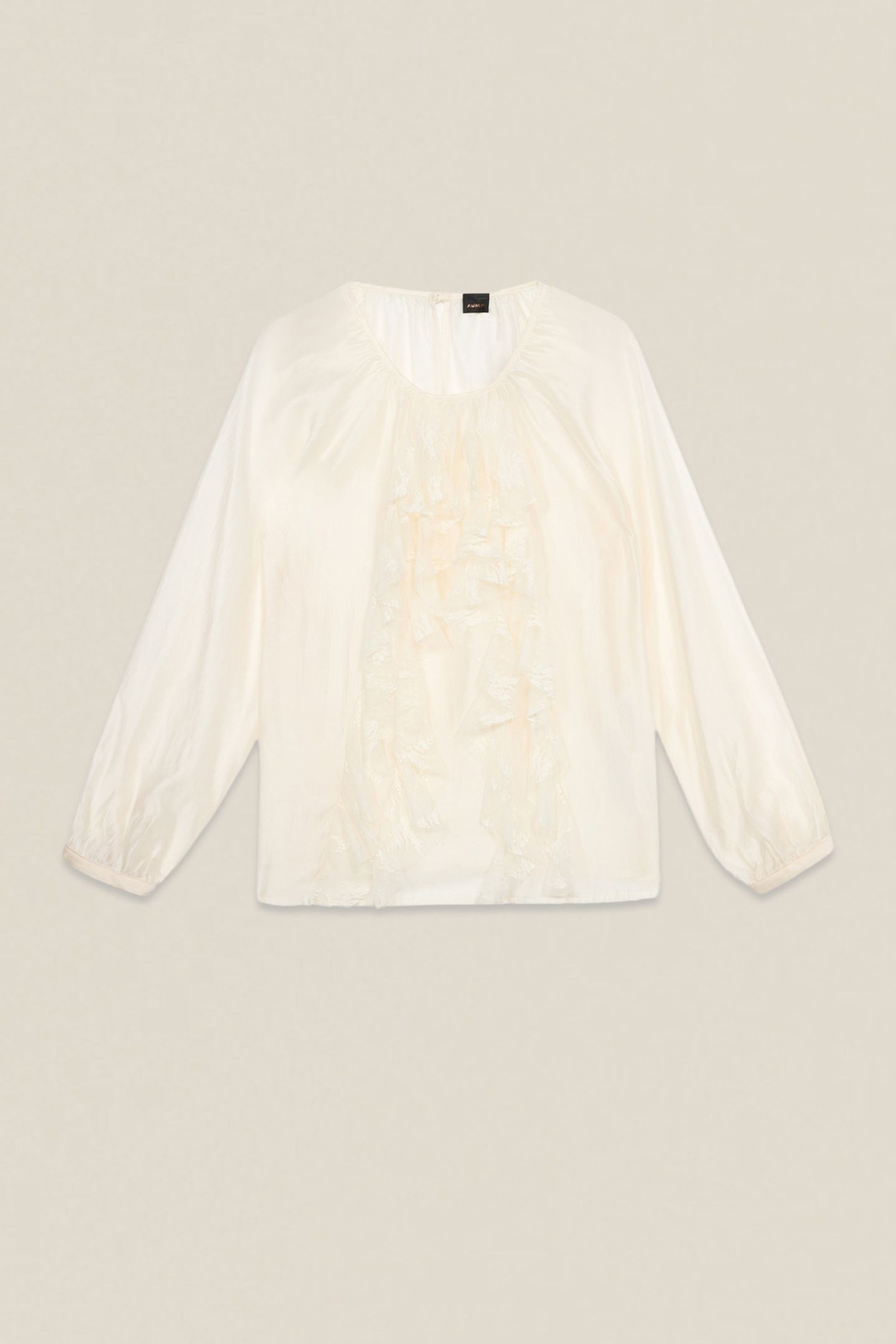 VOILE BLOUSE WITH RUFFLES WHITE 3