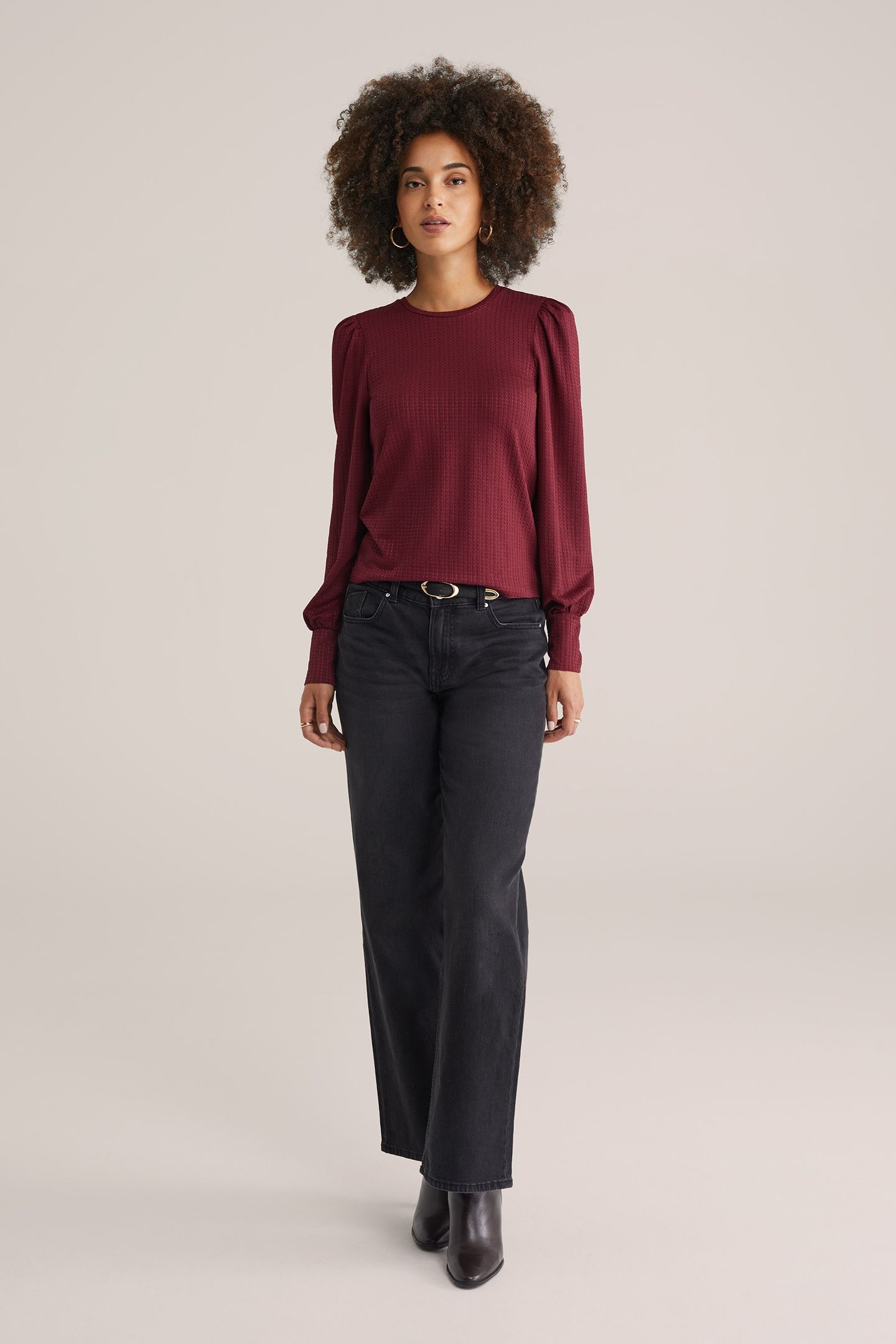 T-SHIRT BURGUNDY RED 3